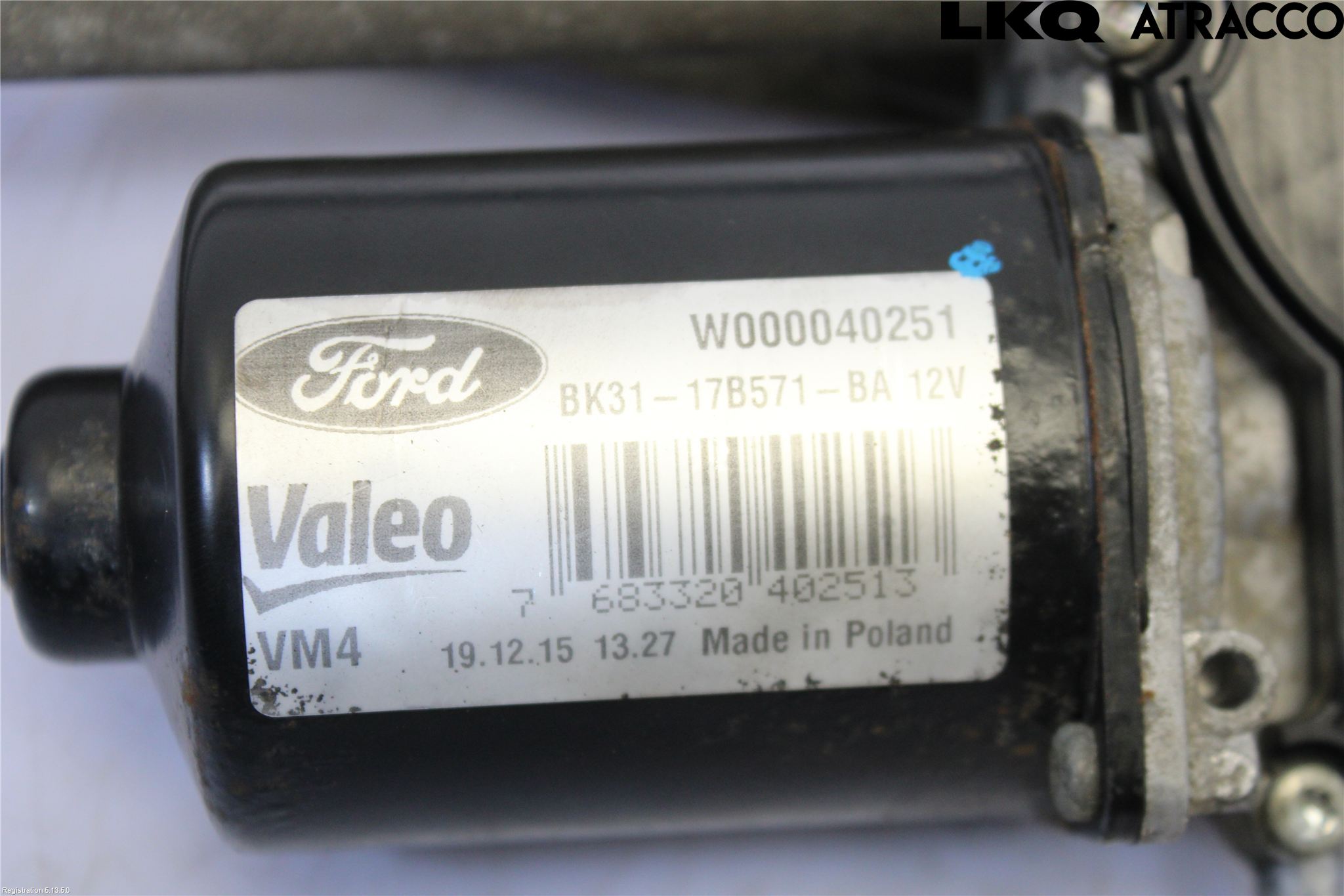 Ford TRANSIT SKÅP/BUSS 14-22 Torkarmotor Vindruta