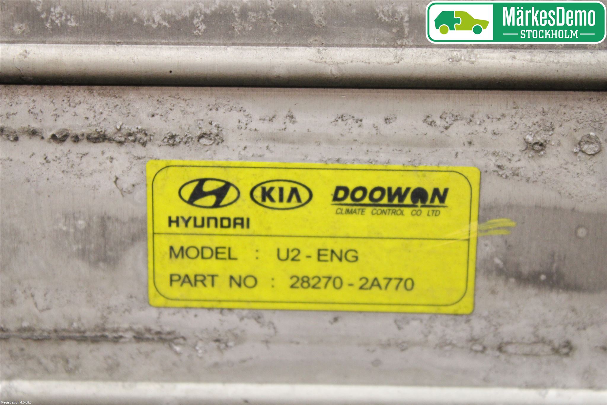 Kia CEED 12-18 Laddluft-Intercooler Kyl