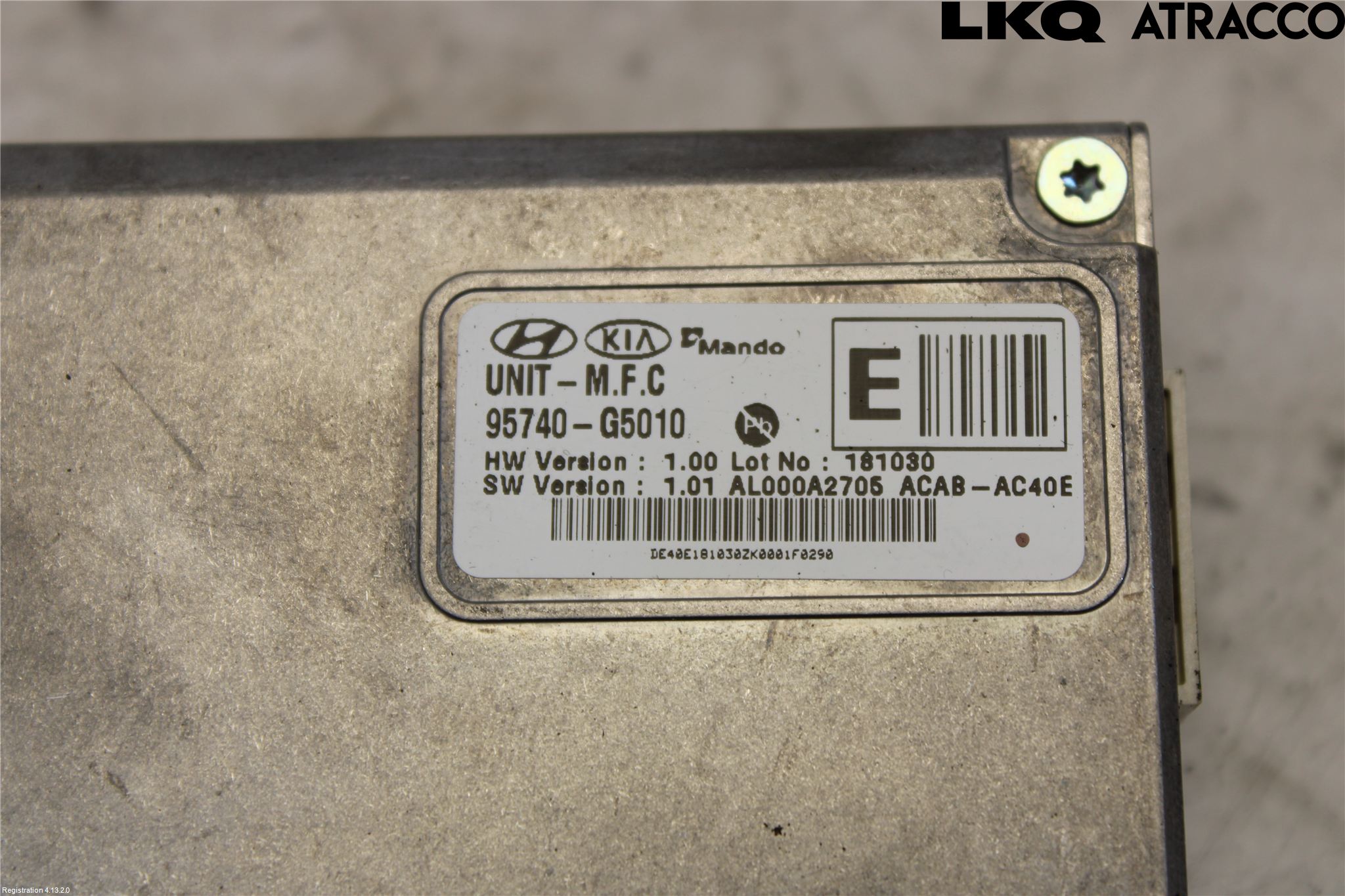 Kia NIRO (DE) 17-22 Parkeringshjälp Kamera