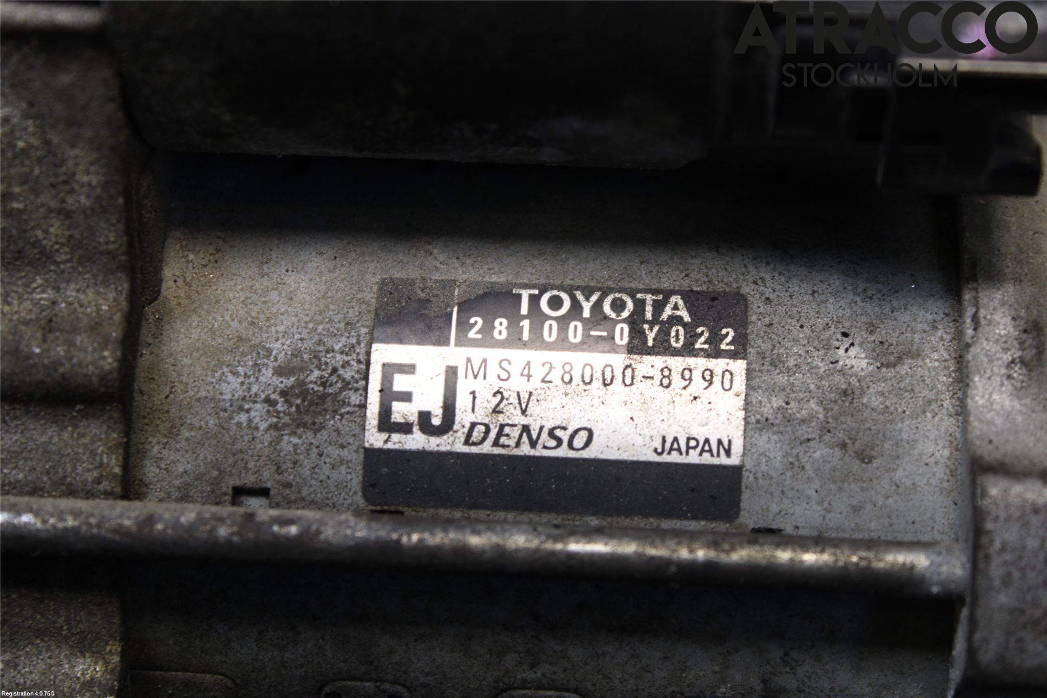 Toyota YARIS XP90 06-11 Startmotor