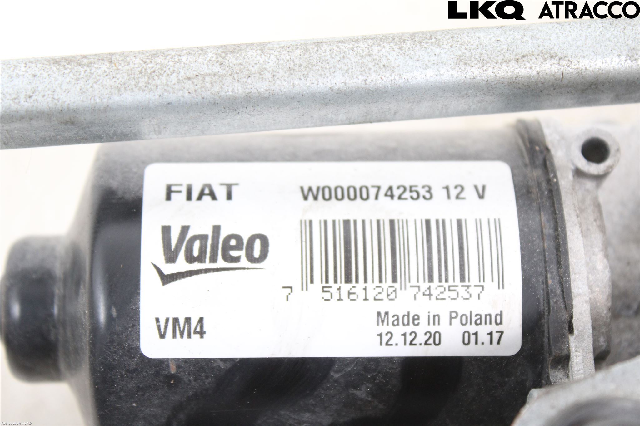 Fiat TIPO/CROSS 16- Torkarmotor Vindruta