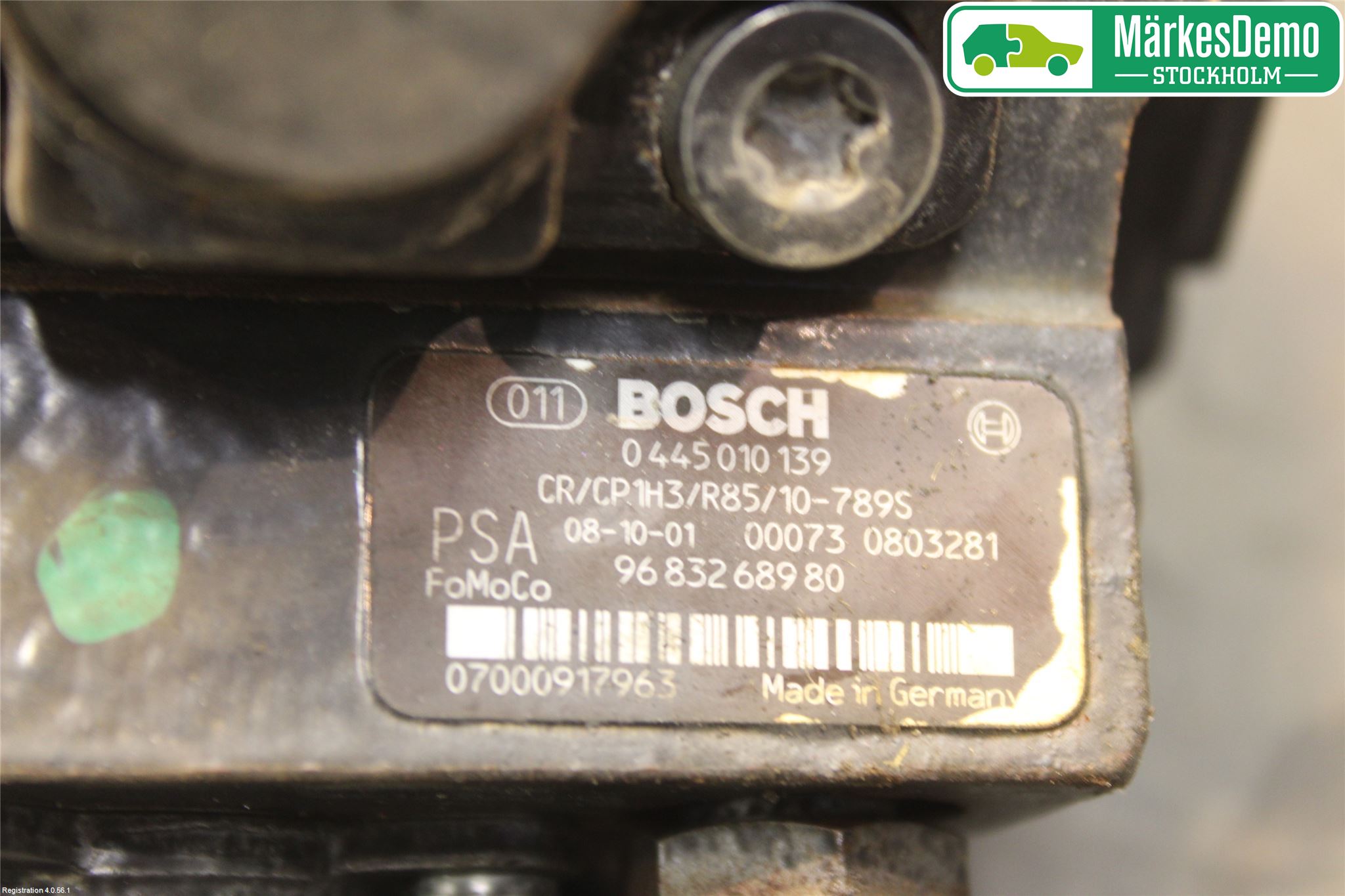 Peugeot 407 Bränsle Insppump Diesel