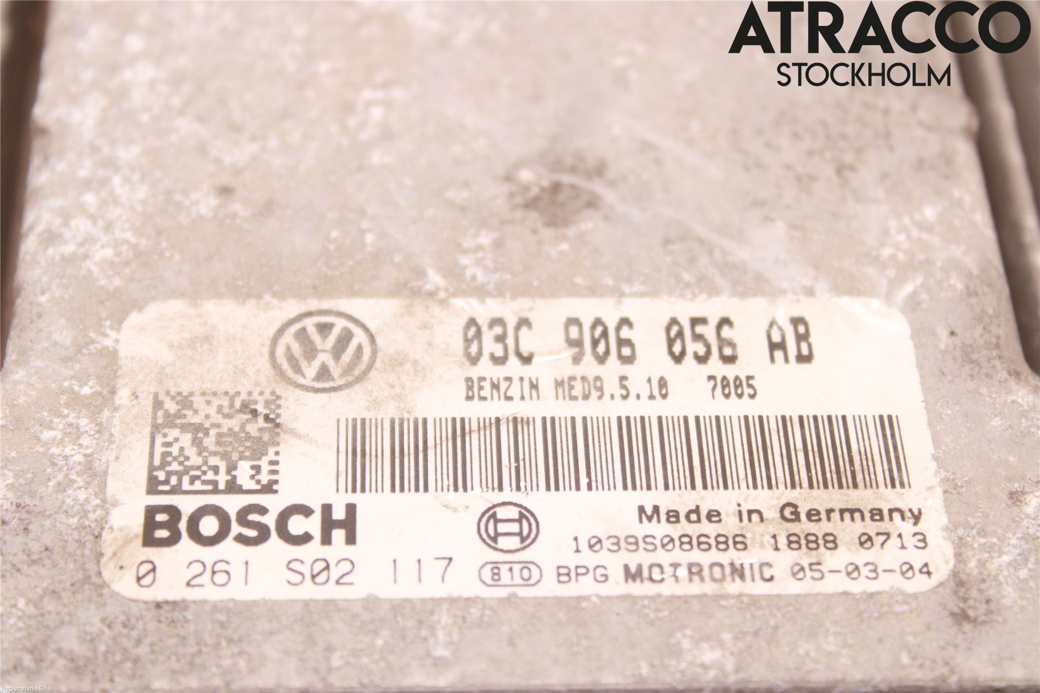 Volkswagen VW GOLF PLUS/CROSS GOLF 04-14 Styrenhet Insprut Bensin