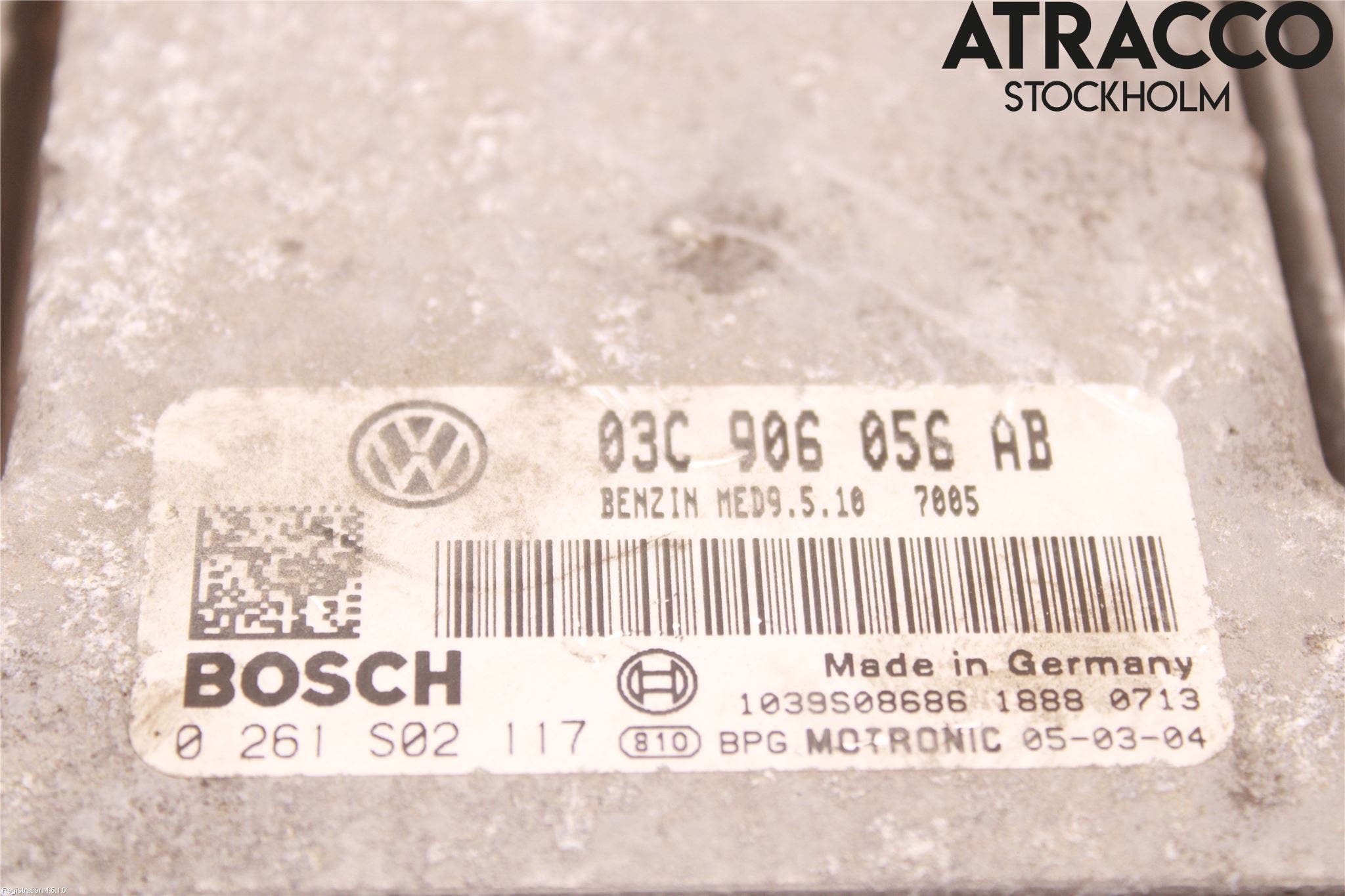 Volkswagen VW GOLF PLUS/CROSS GOLF 04-14 Styrenhet Insprut Bensin