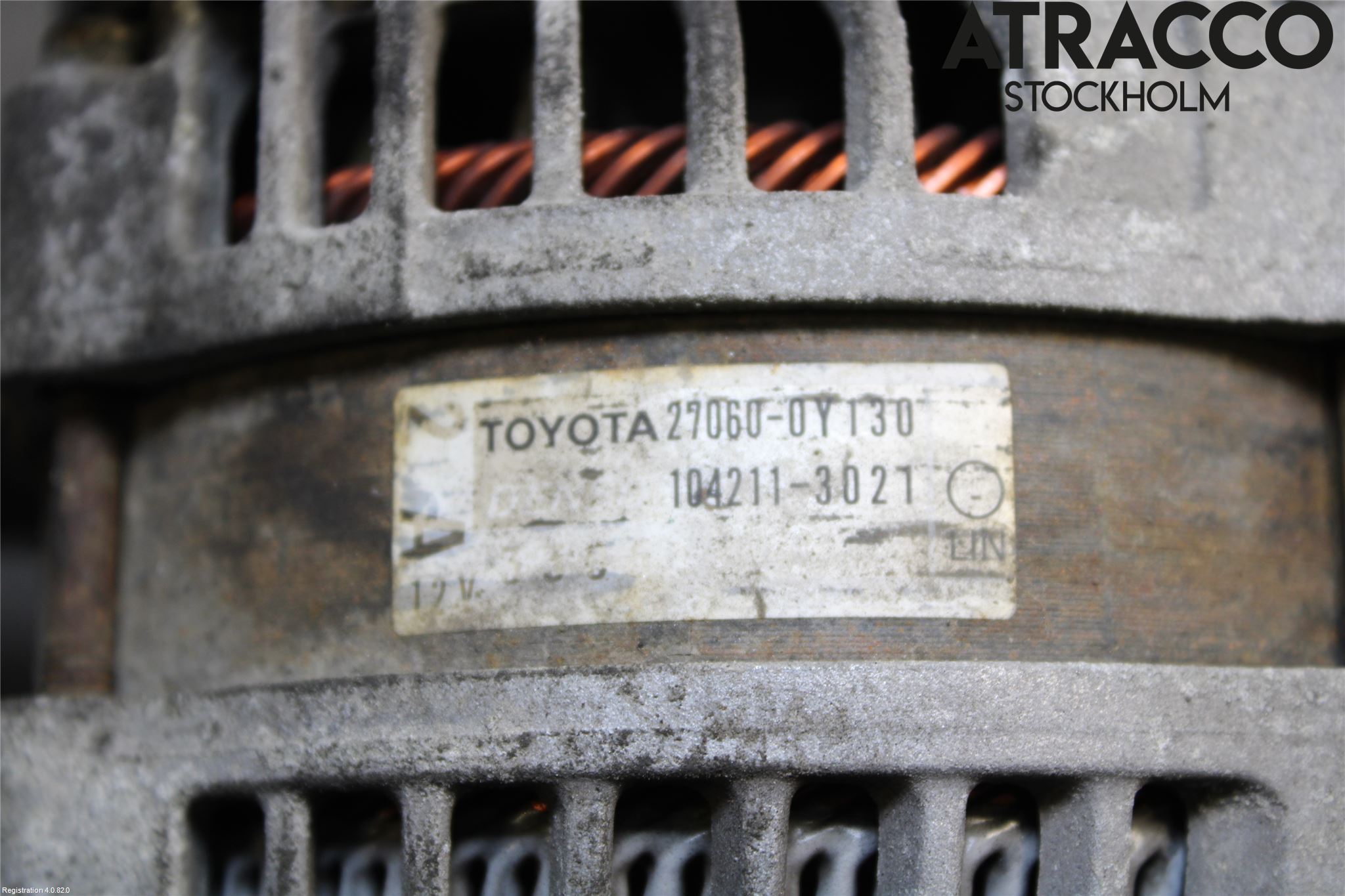 Toyota YARIS XP130 12-14 Generator