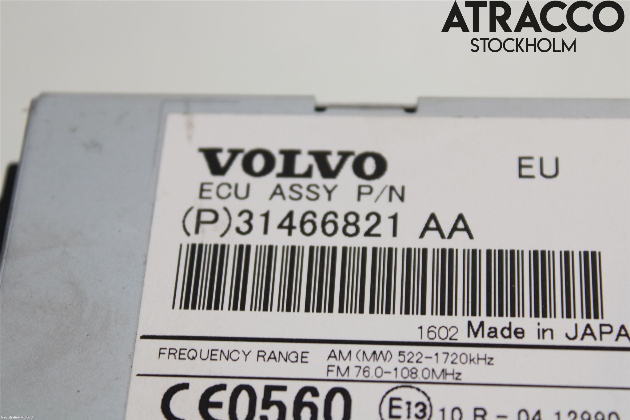 Volvo XC70 14-16 Cd Radio - Multimediapanel