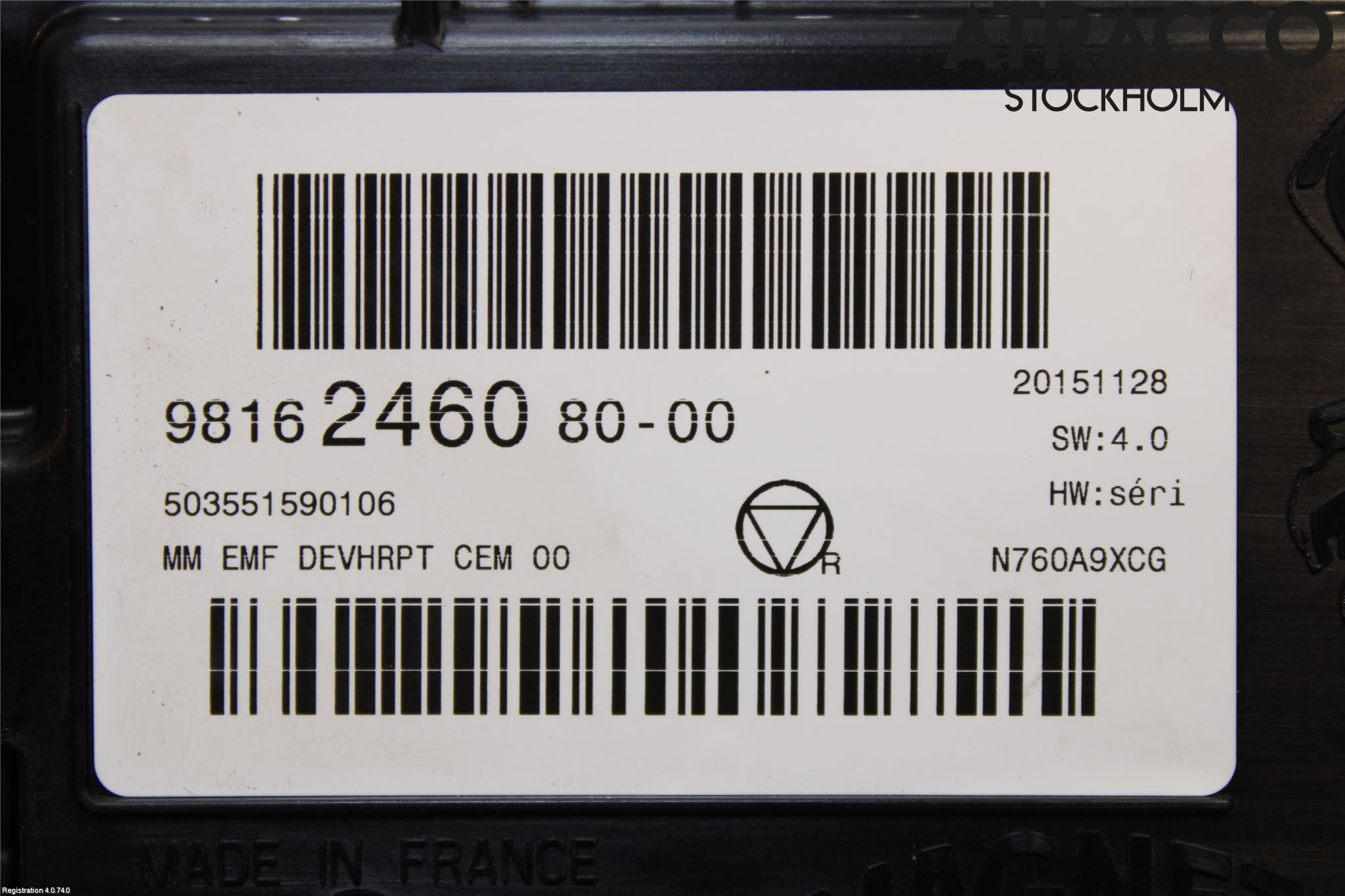 Citroen C5 08-17 Cd Radio - Multimediapanel