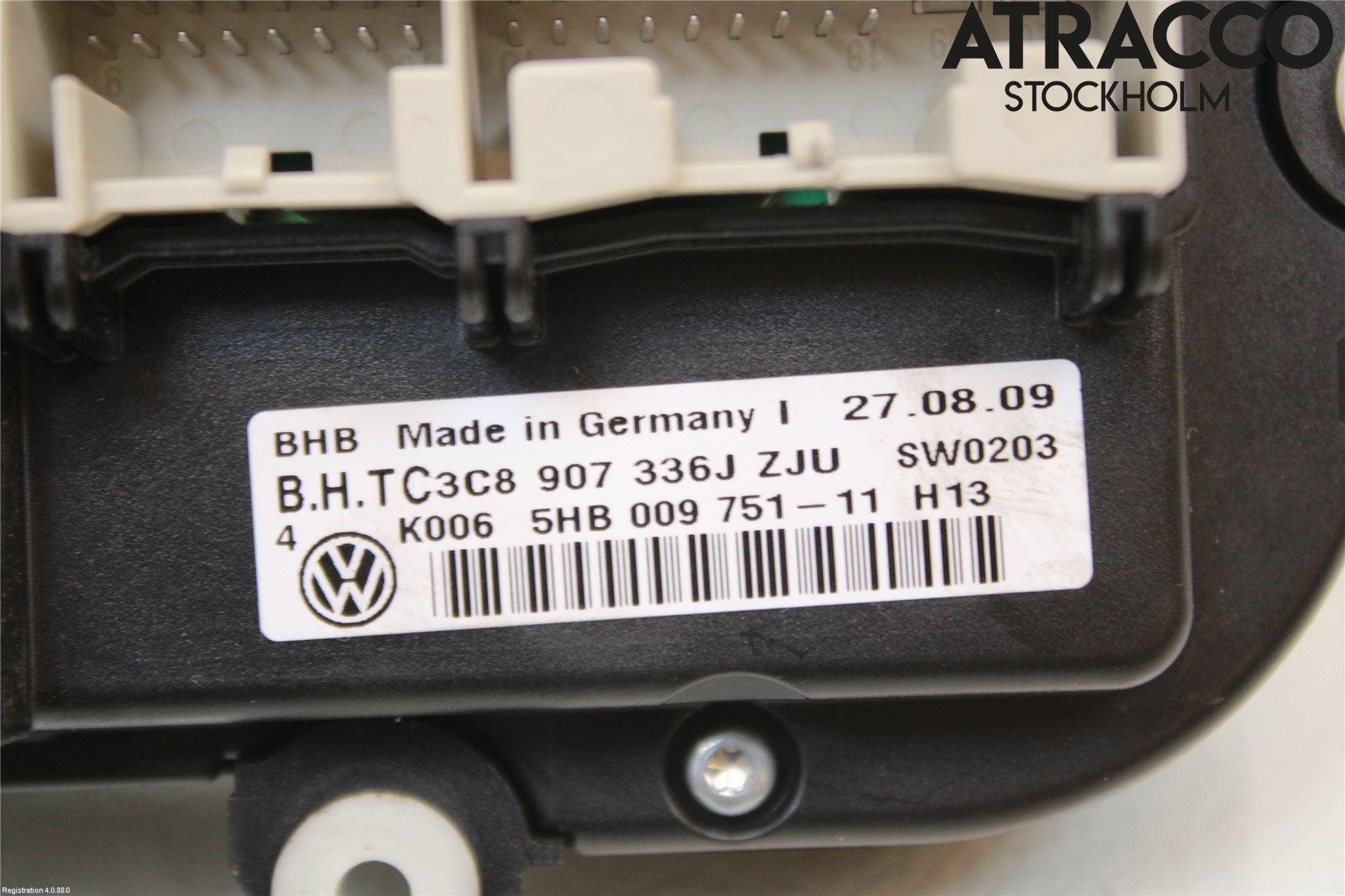 Volkswagen VW GOLF VI 09-13 Ac Styrenhet Ac Manöveren