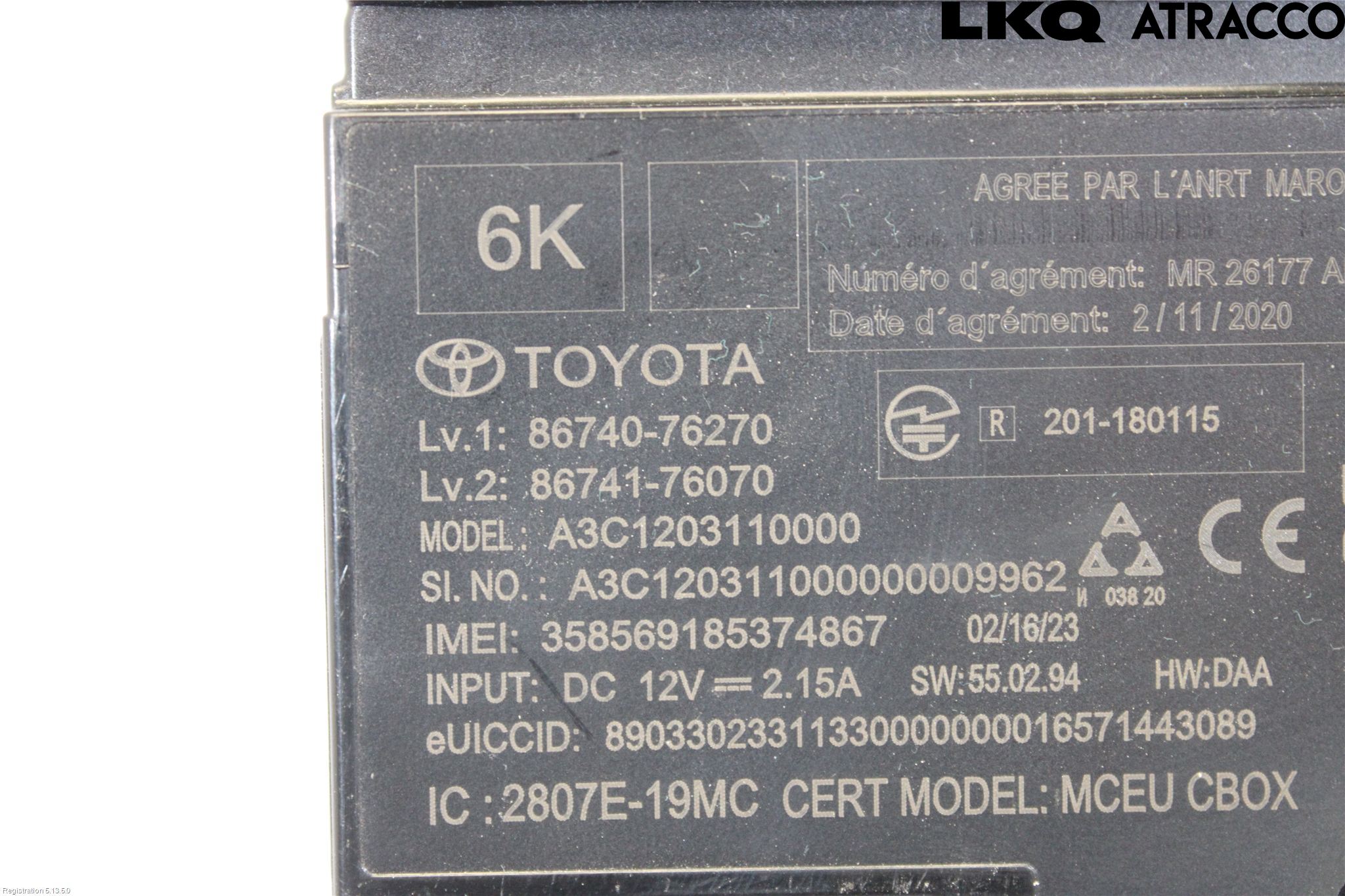 Lexus ES 250/300/330 Telefon