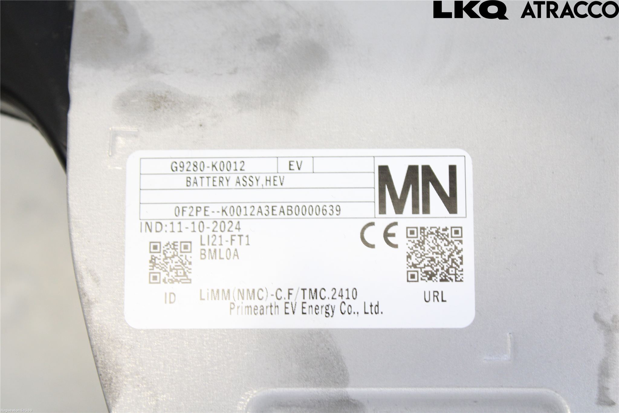 Toyota YARIS XP21 20- Batteri Högspänning