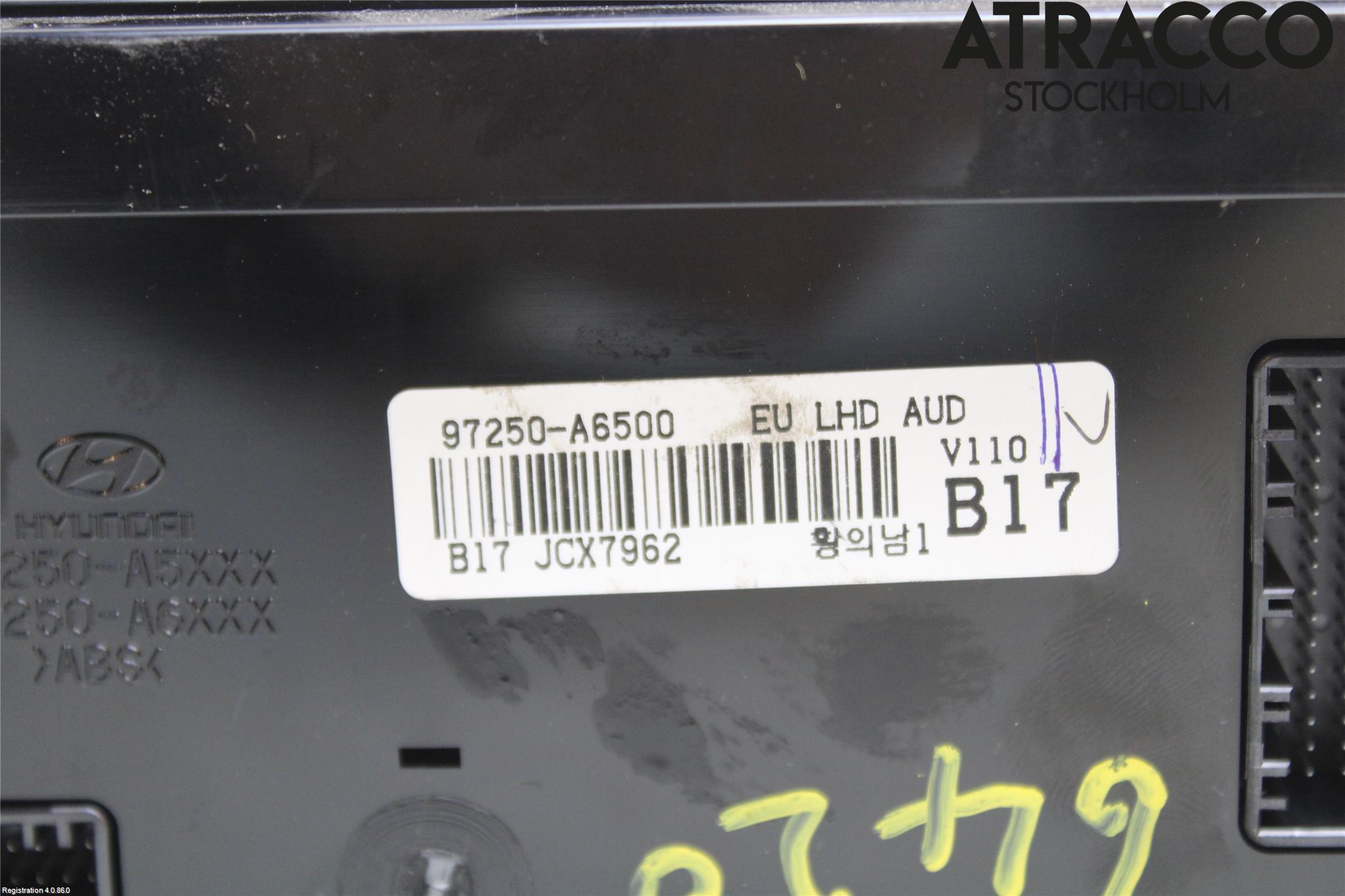 Hyundai i30 GD 13-17 Ac Styrenhet Ac Manöveren
