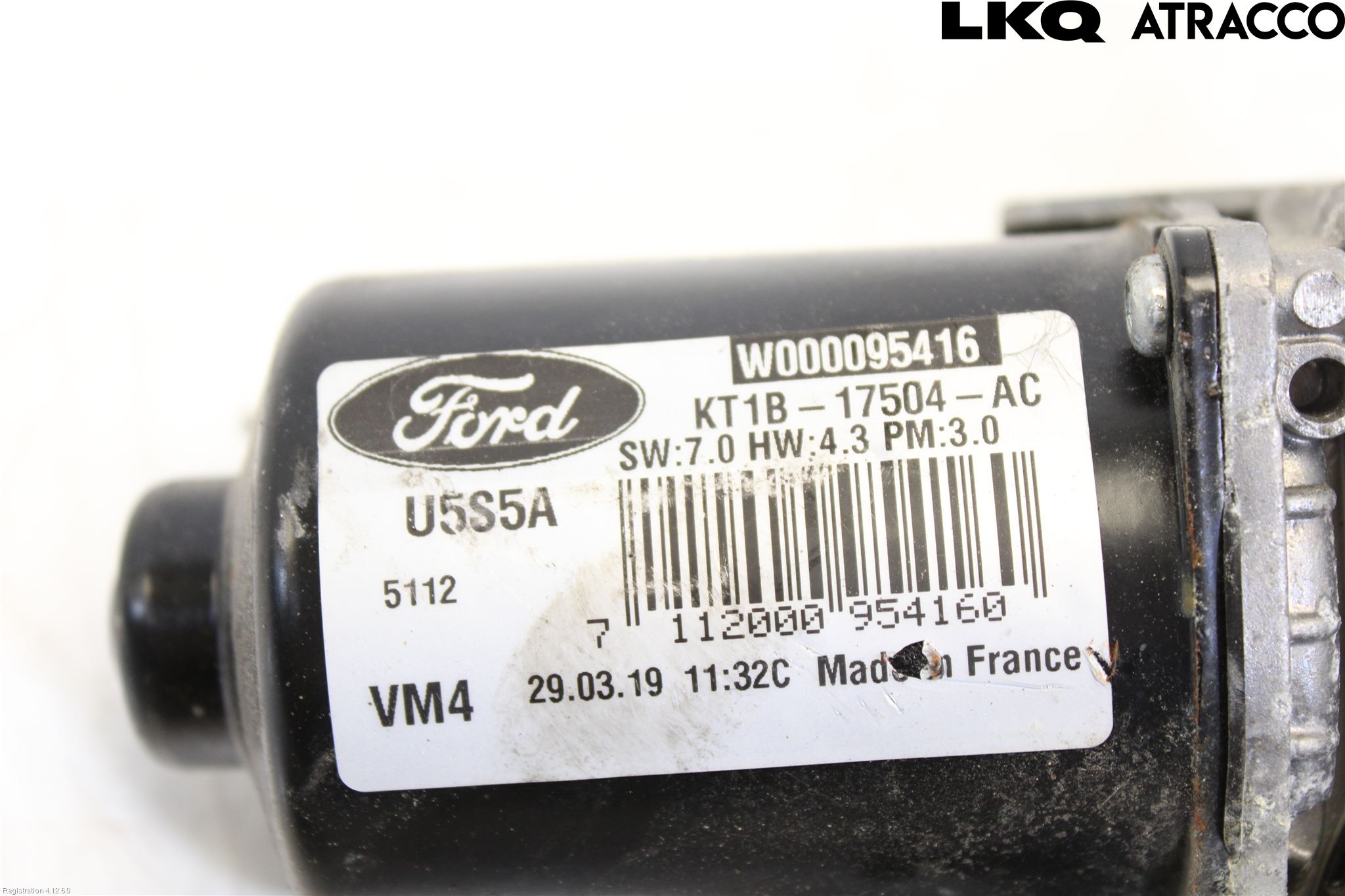 Ford TRANSIT/TOURNEO CONNECT 13-22 Torkarmotor Vindruta