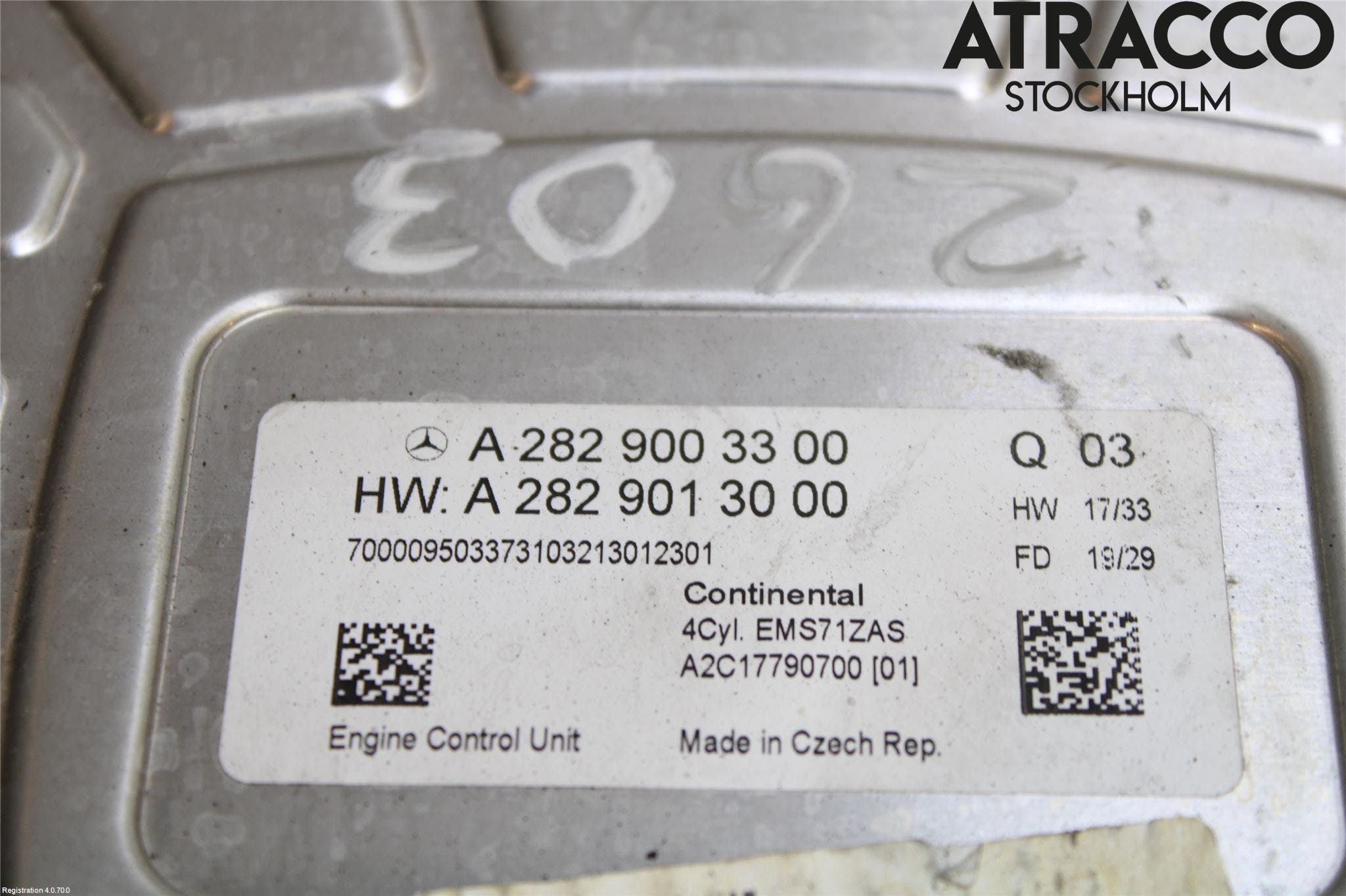 Mercedes-Benz MB CLA-KLASS (C118/X118) 19- Styrenhet Insprut Bensin