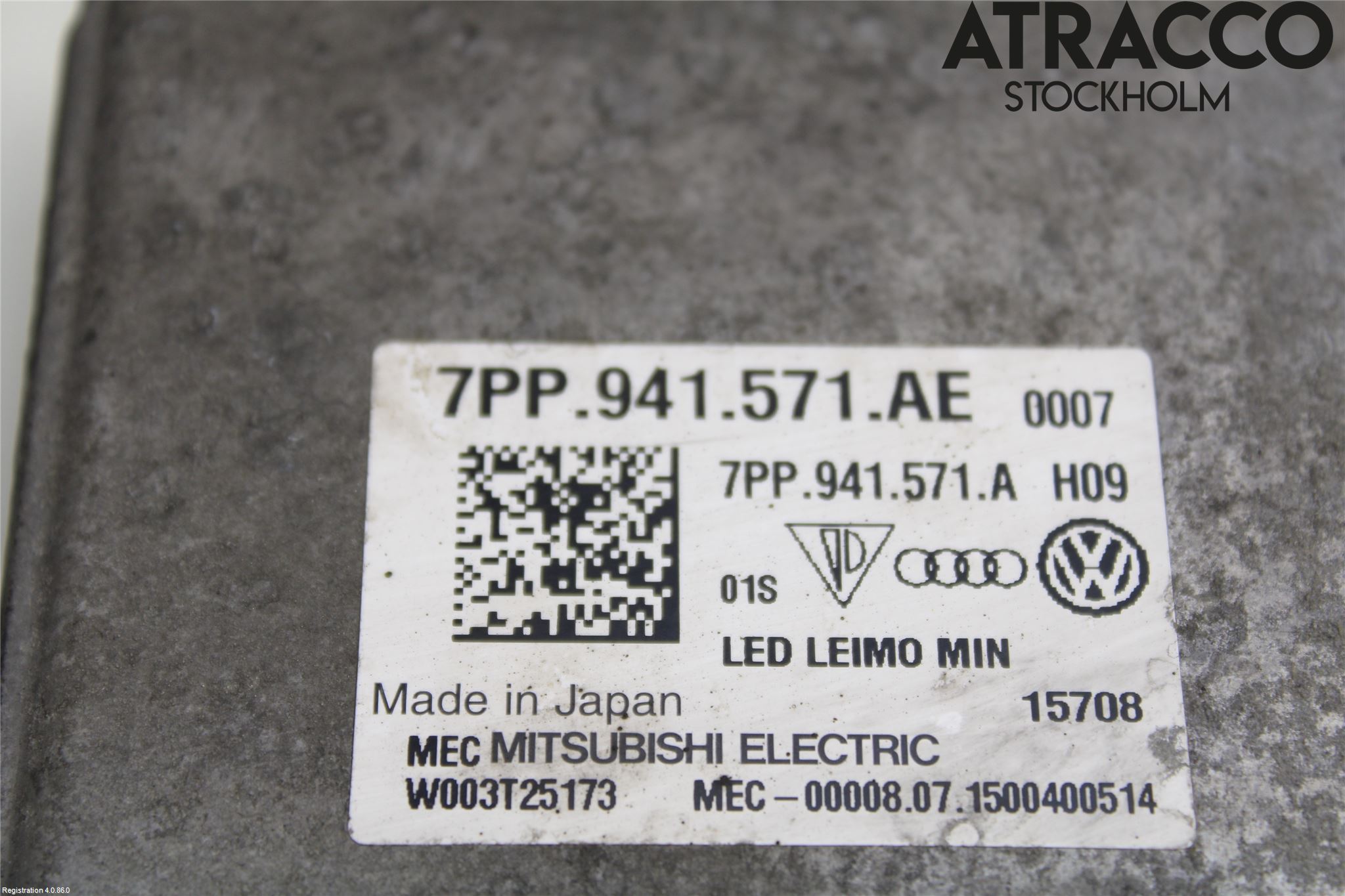 Volkswagen VW PASSAT 15-19 Styrenhet Strålkastare