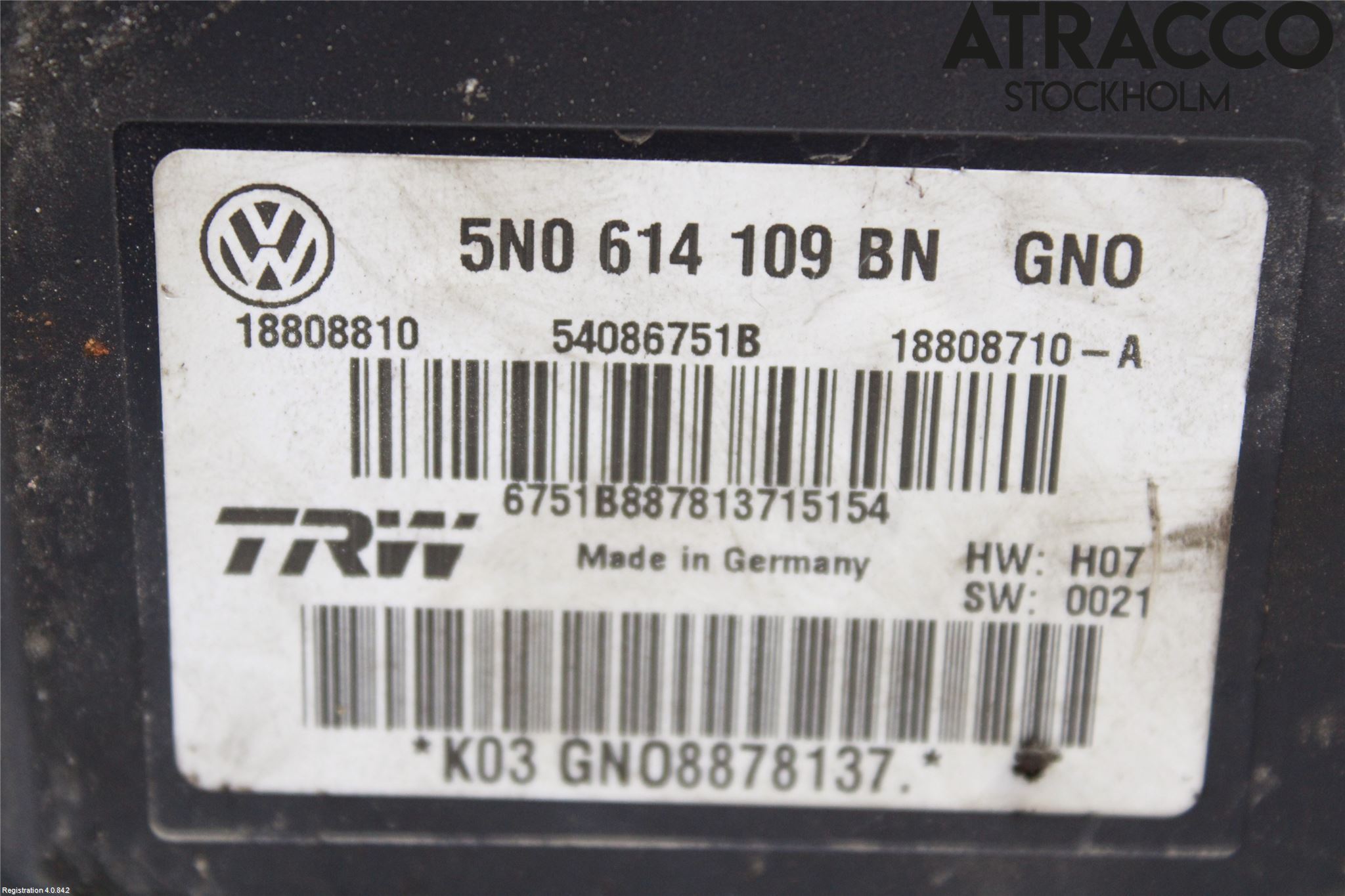 Volkswagen VW TIGUAN 07-16 Abs Hydraulaggregat