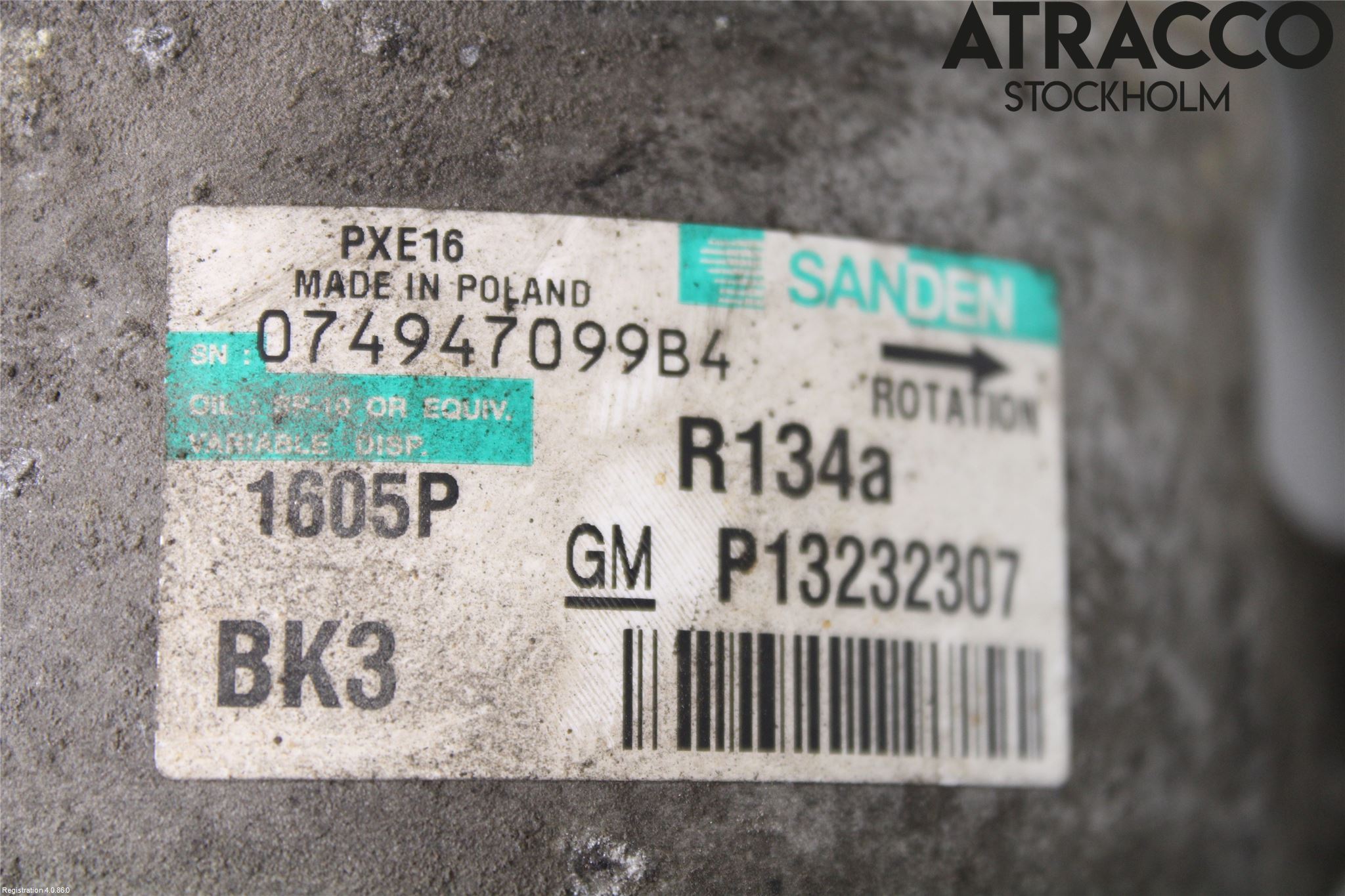 Opel INSIGNIA 09-16 Ac Kompressor