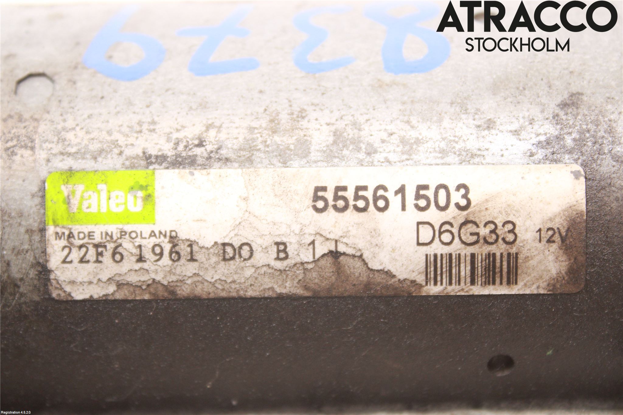 Opel COMBO 02-12 Startmotor Diesel