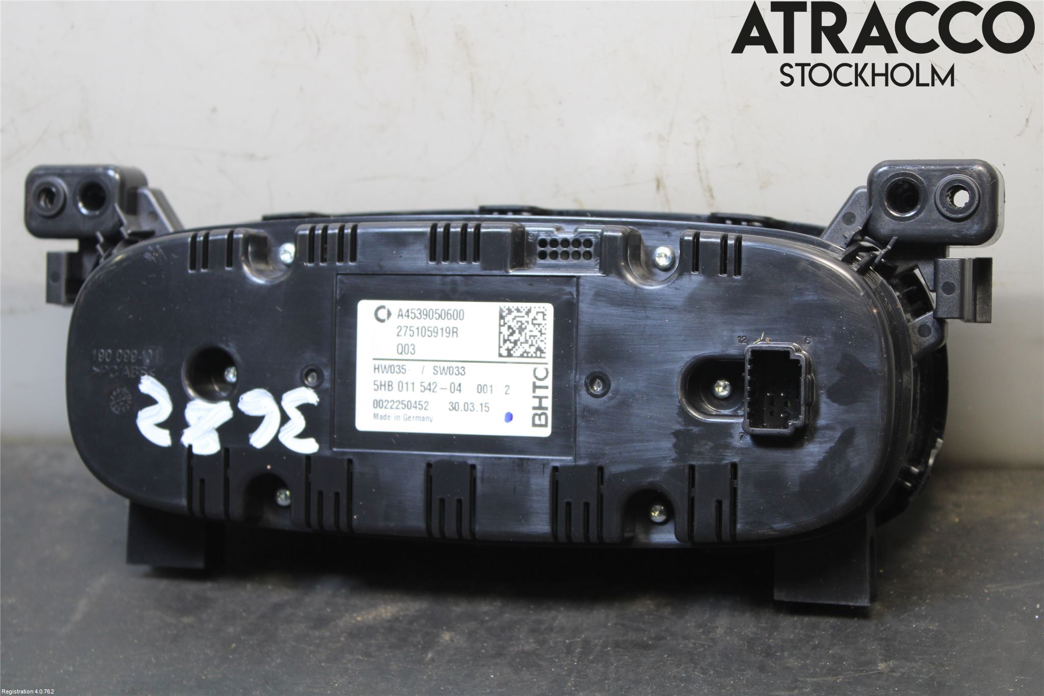 Smart FORTWO III 15-24 Ac Styrenhet Ac Manöveren