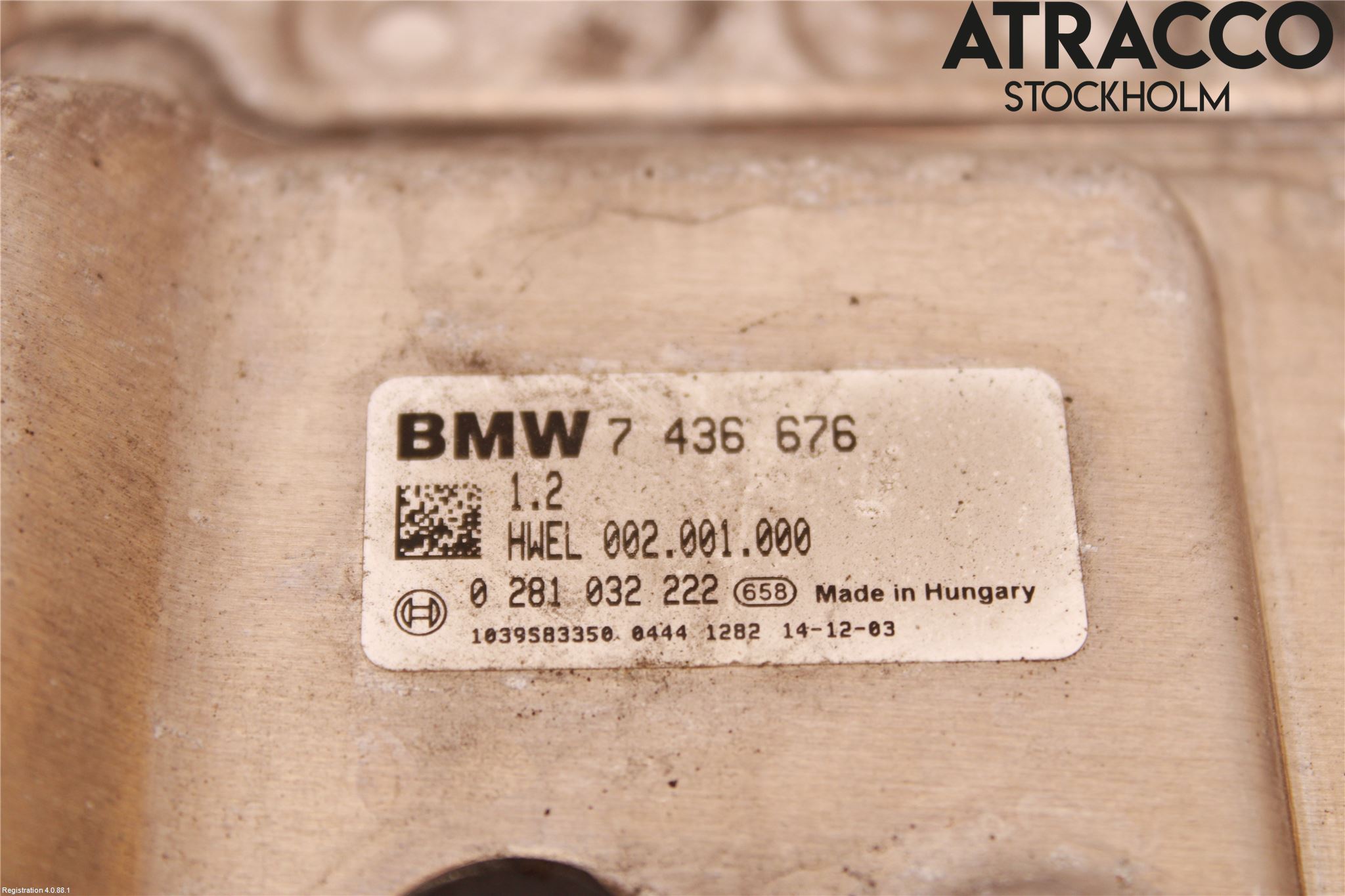 BMW X5 F15 13-18 Styrenhet Avgasrening