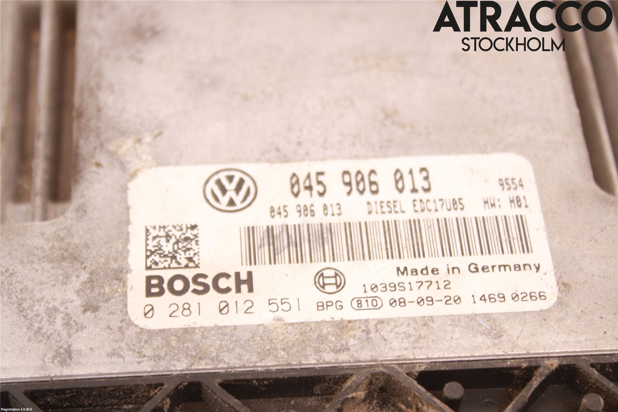 Volkswagen VW POLO 05-09 Styrenhet Inspump Diesel