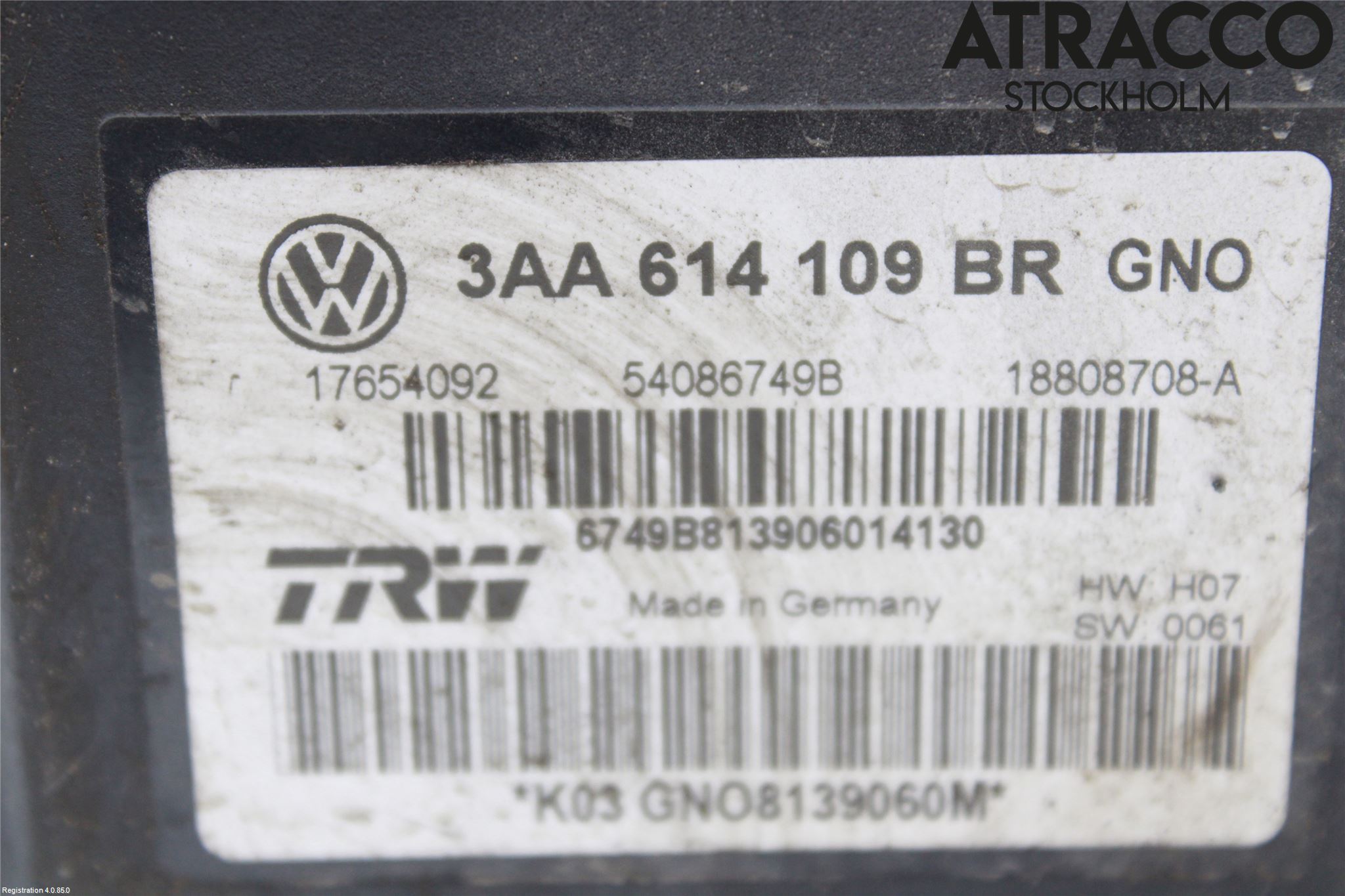 Volkswagen VW PASSAT 11-14 Abs Hydraulaggregat