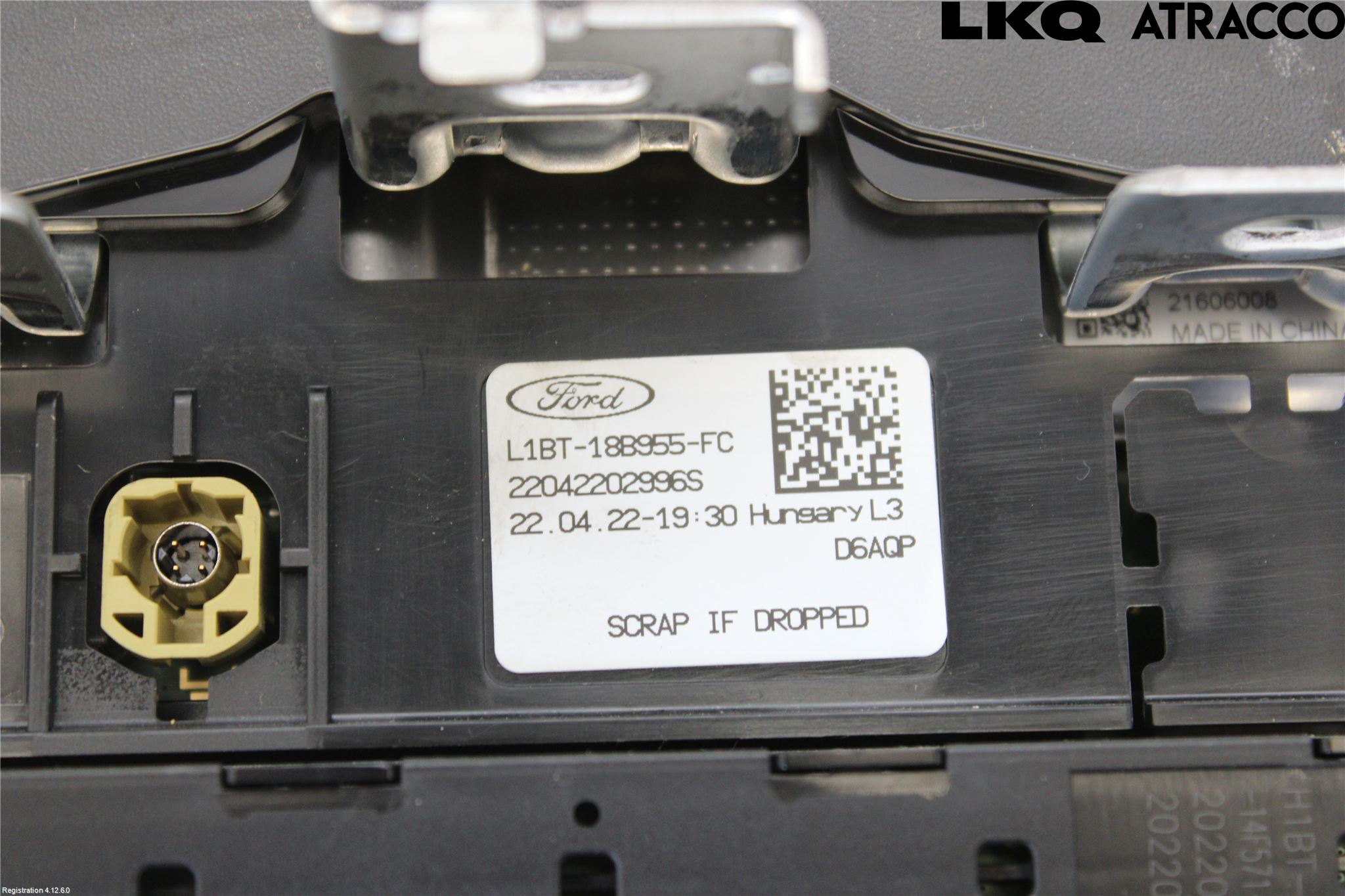 Ford TRANSIT/TOURNEO CUSTOM 13-24 Multifunktionsdisplay