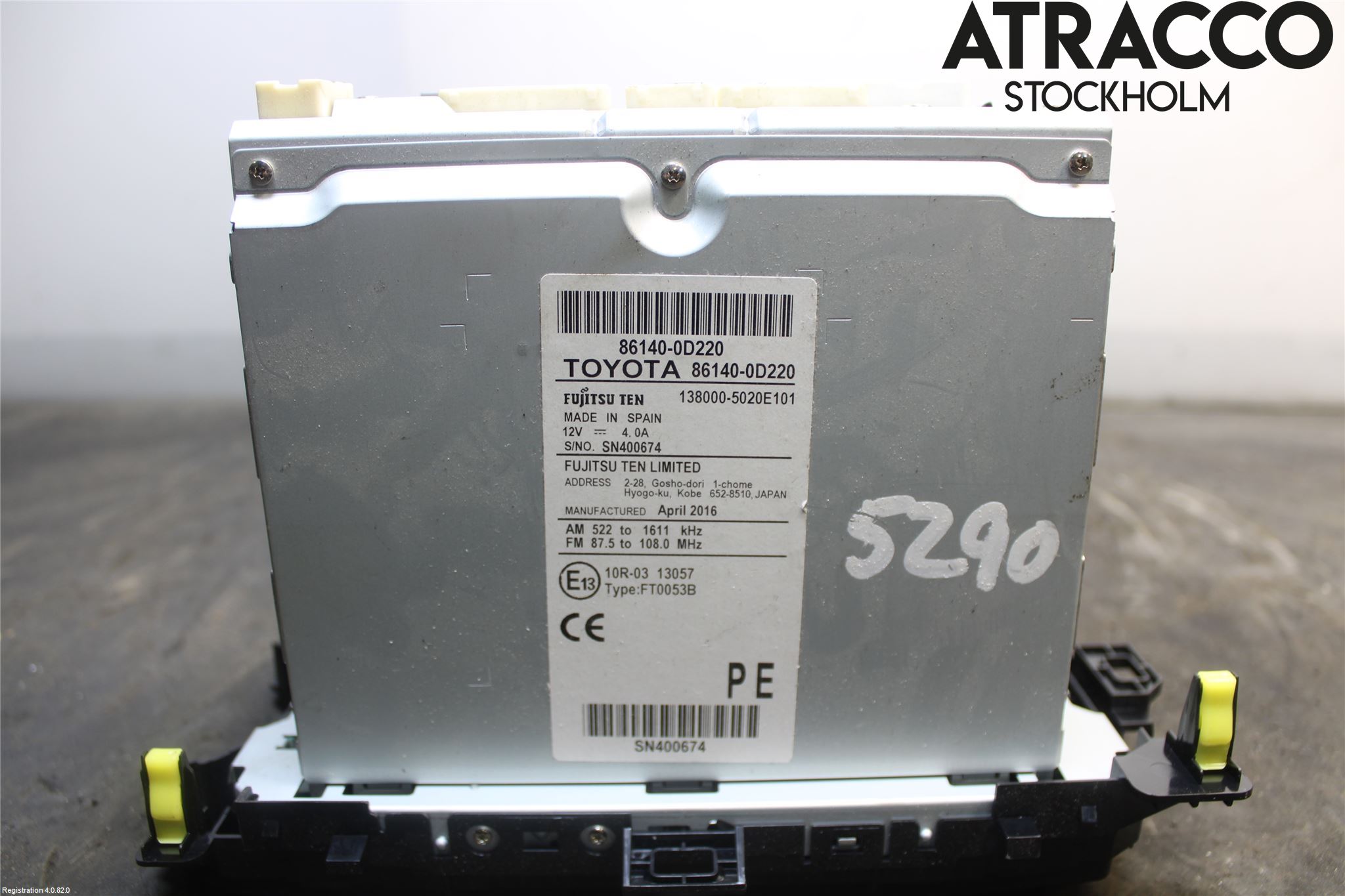 Toyota YARIS XP130 15-20 Cd Radio - Multimediapanel