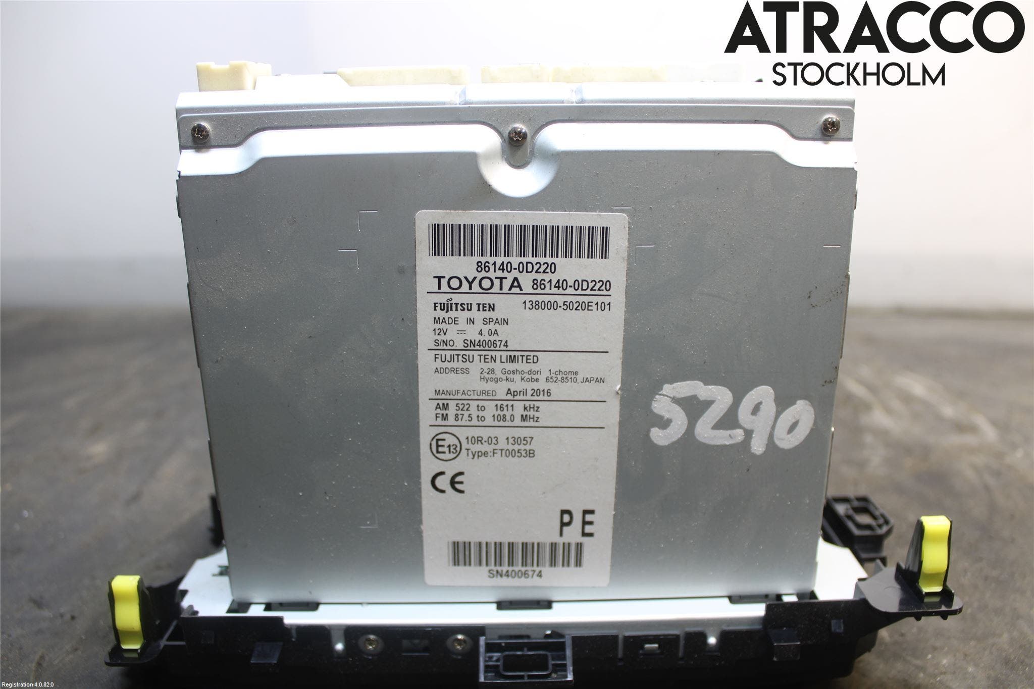 Toyota YARIS XP130 15-20 Cd Radio - Multimediapanel