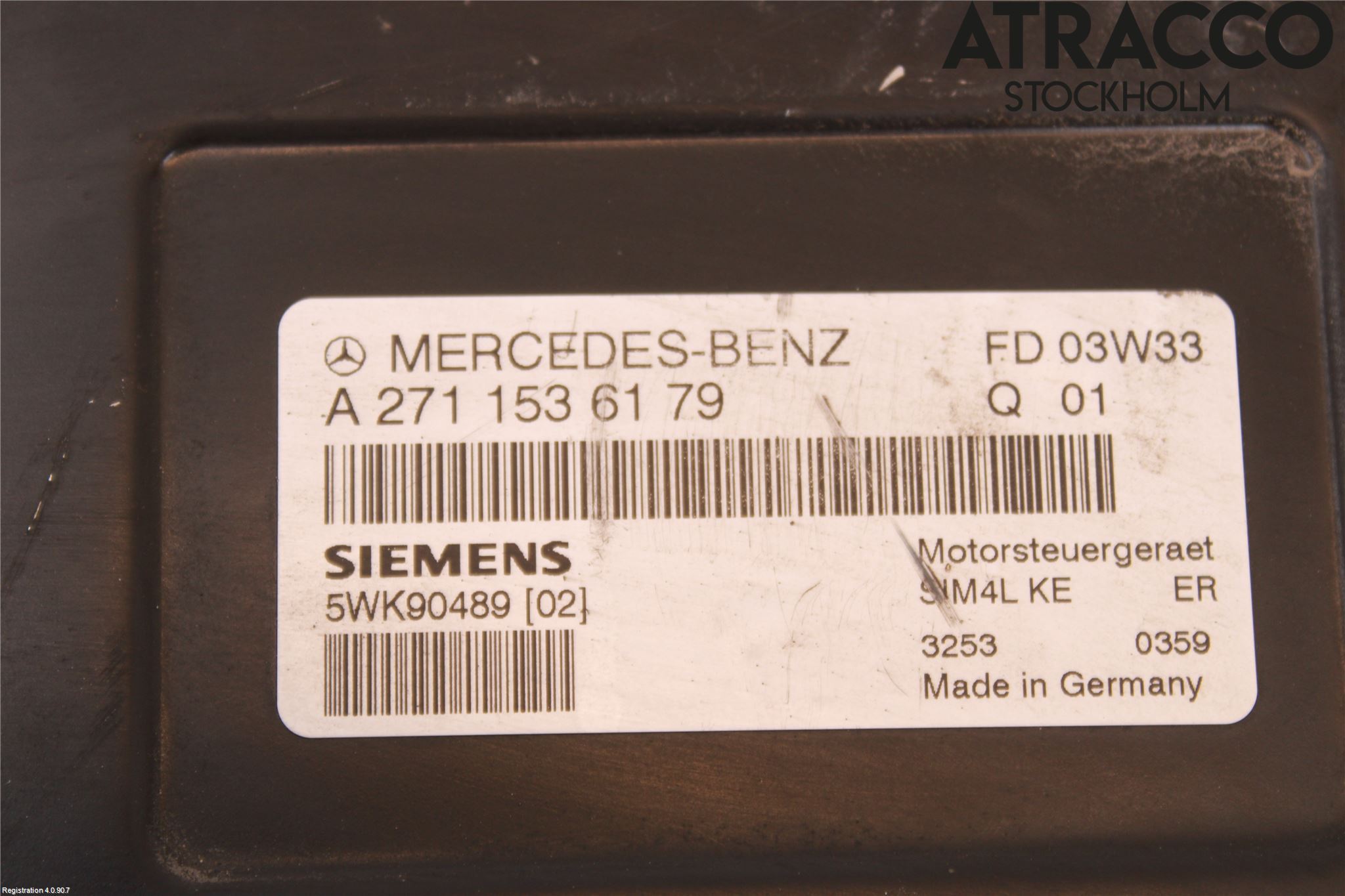 Mercedes-Benz MB C (203) 00-07 Styrenhet Insprut Bensin