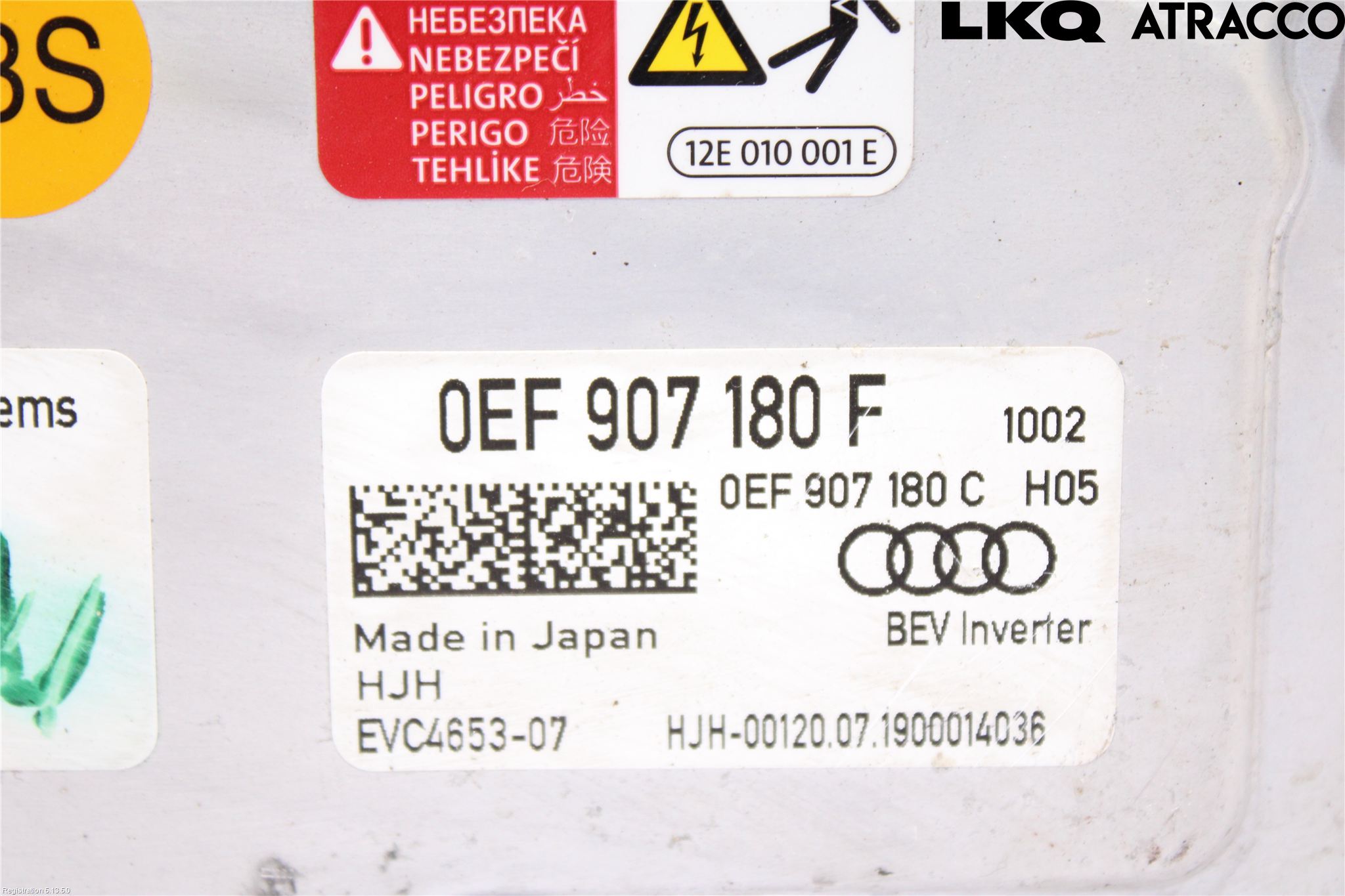 Audi E-TRON, S GE 19- Inverter 12 -> 220 V