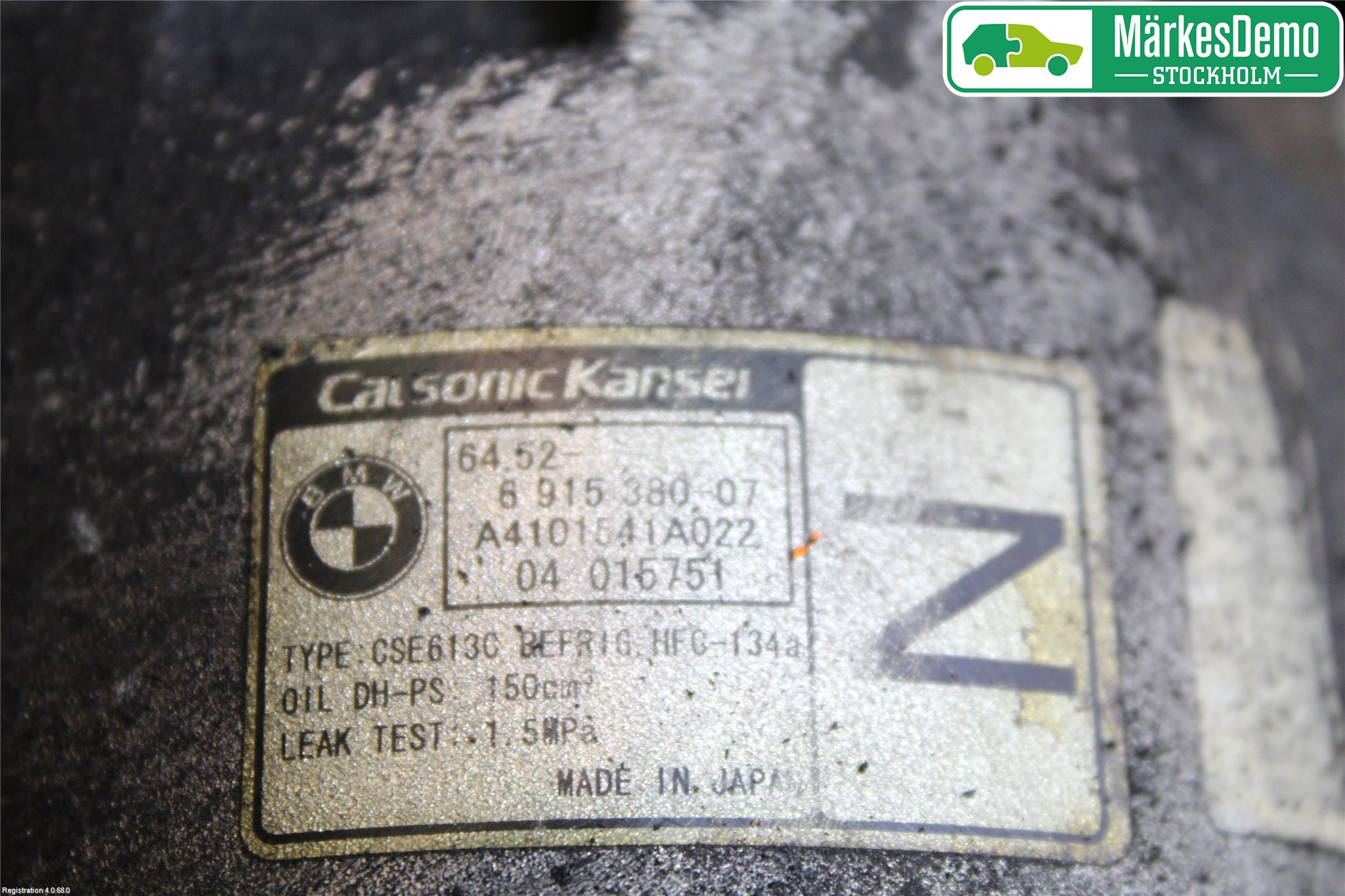 BMW 3 E90/91 SED/TOU 05-12 Ac Kompressor