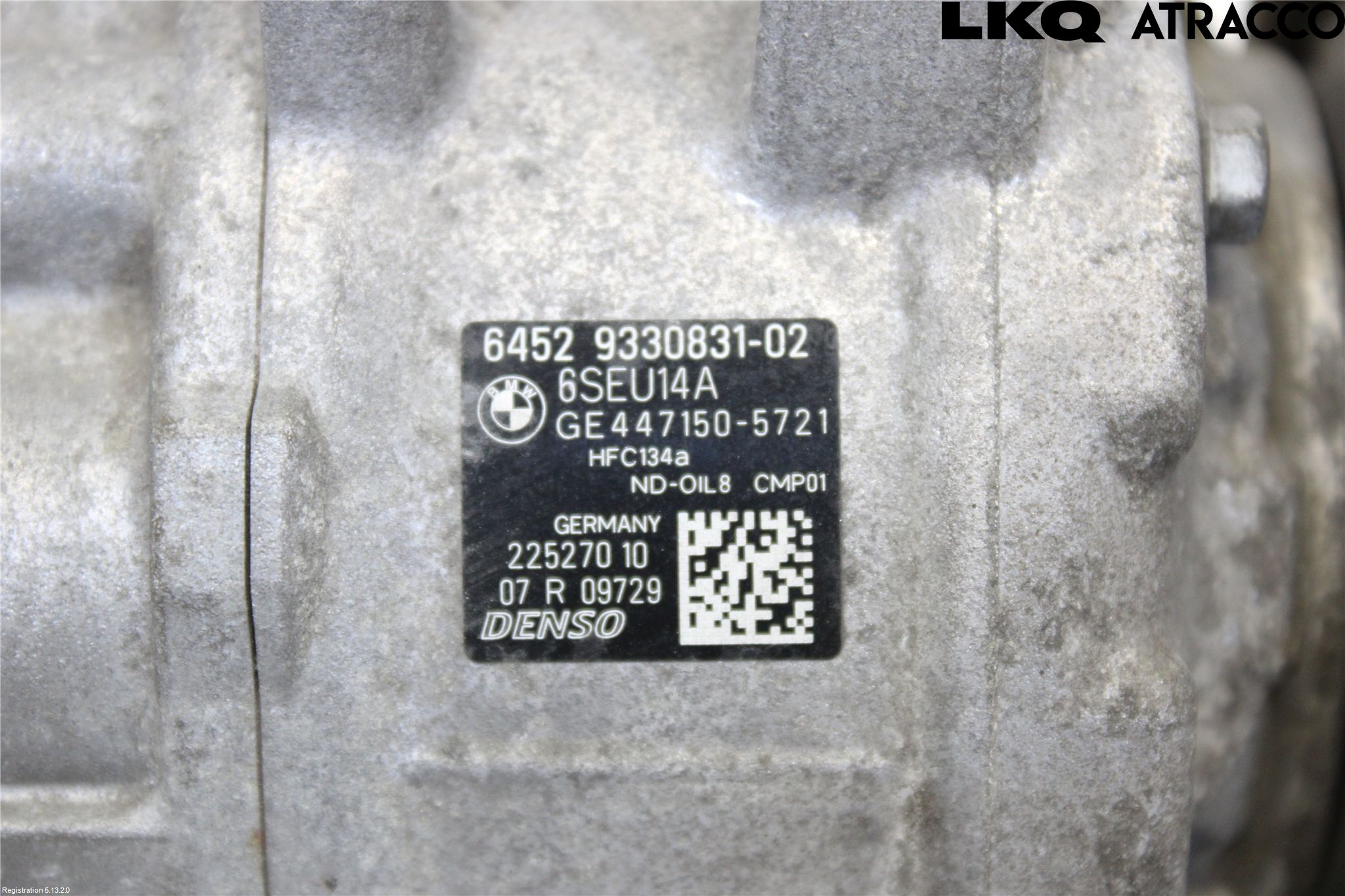 BMW 3 F30/F31/F80 12-19 Ac Kompressor