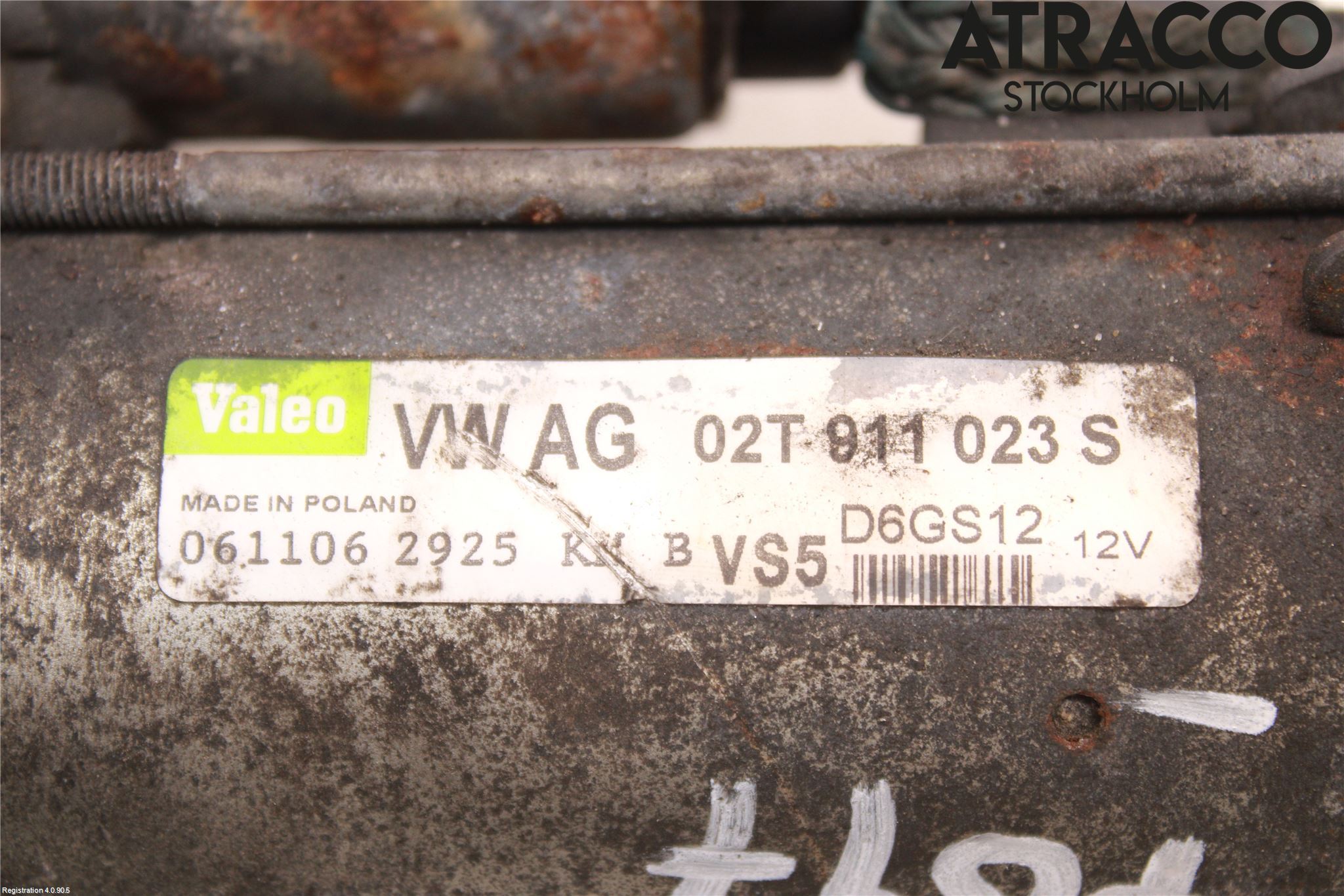 Volkswagen VW POLO 05-09 Startmotor