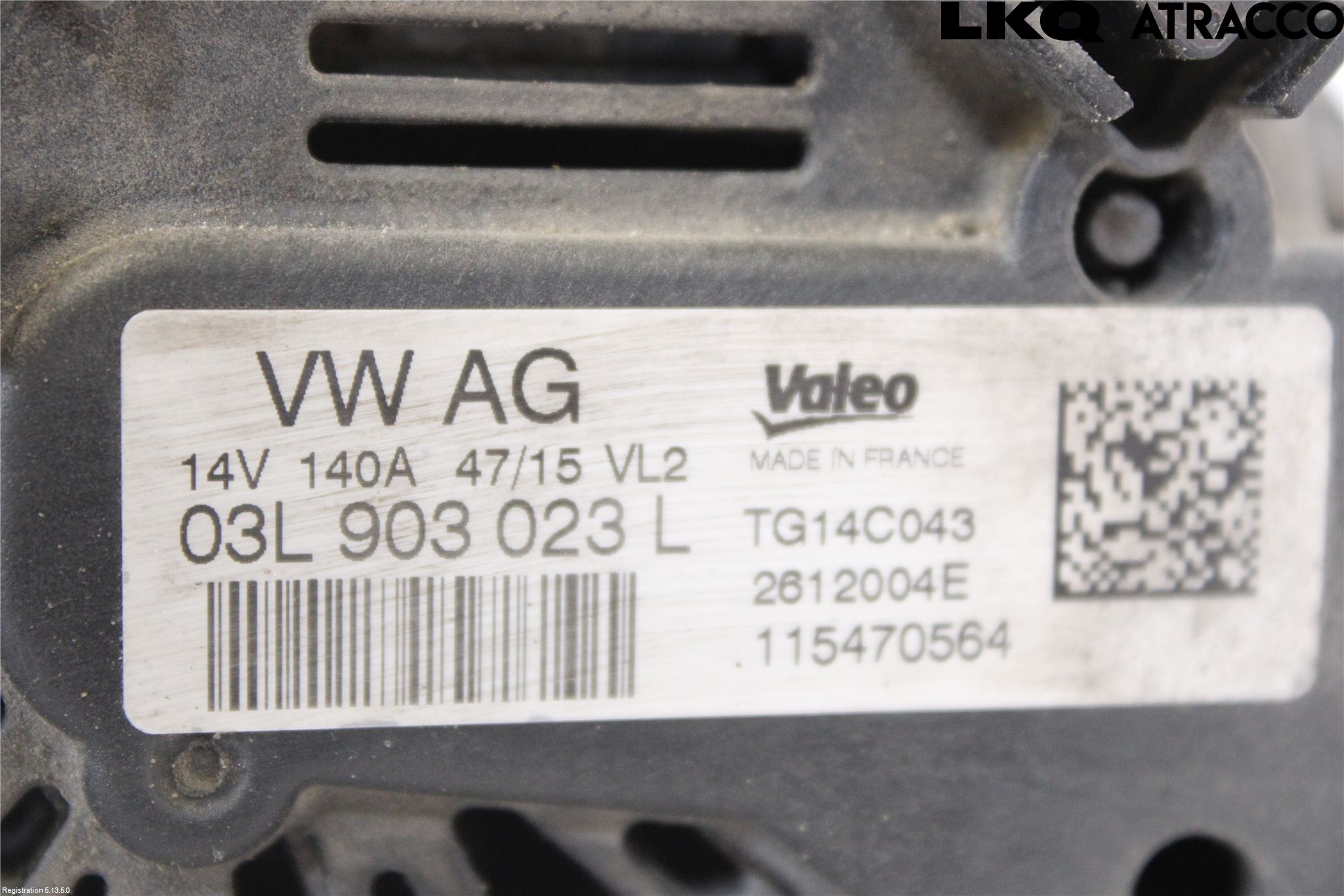 Volkswagen VW GOLF / E-GOLF VII 13-20 Generator