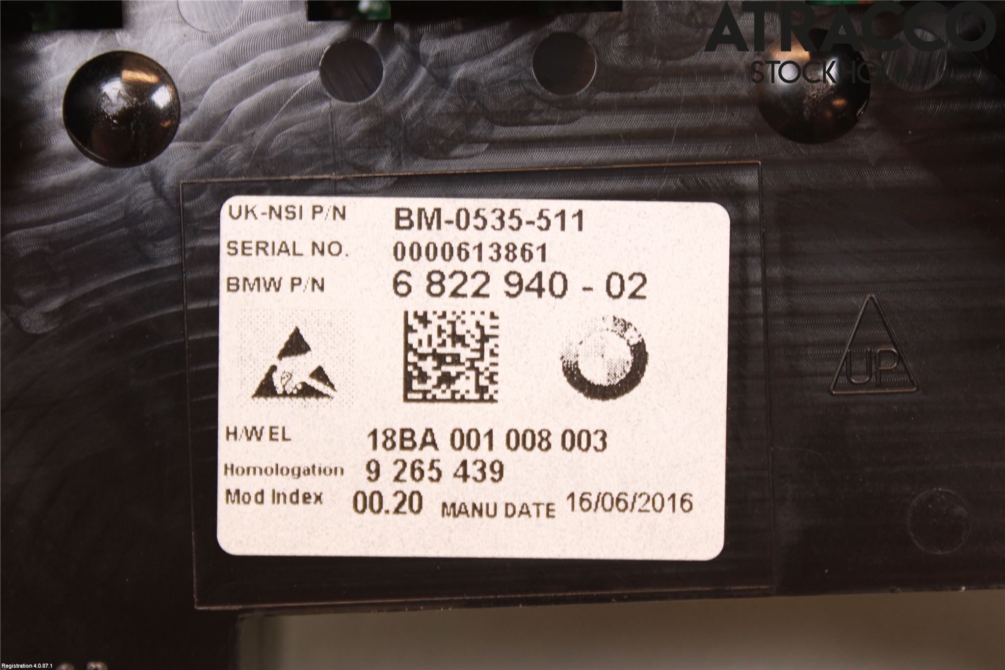 Mini ONE/COOPER 3DR F56 14-24 Instrument Komb