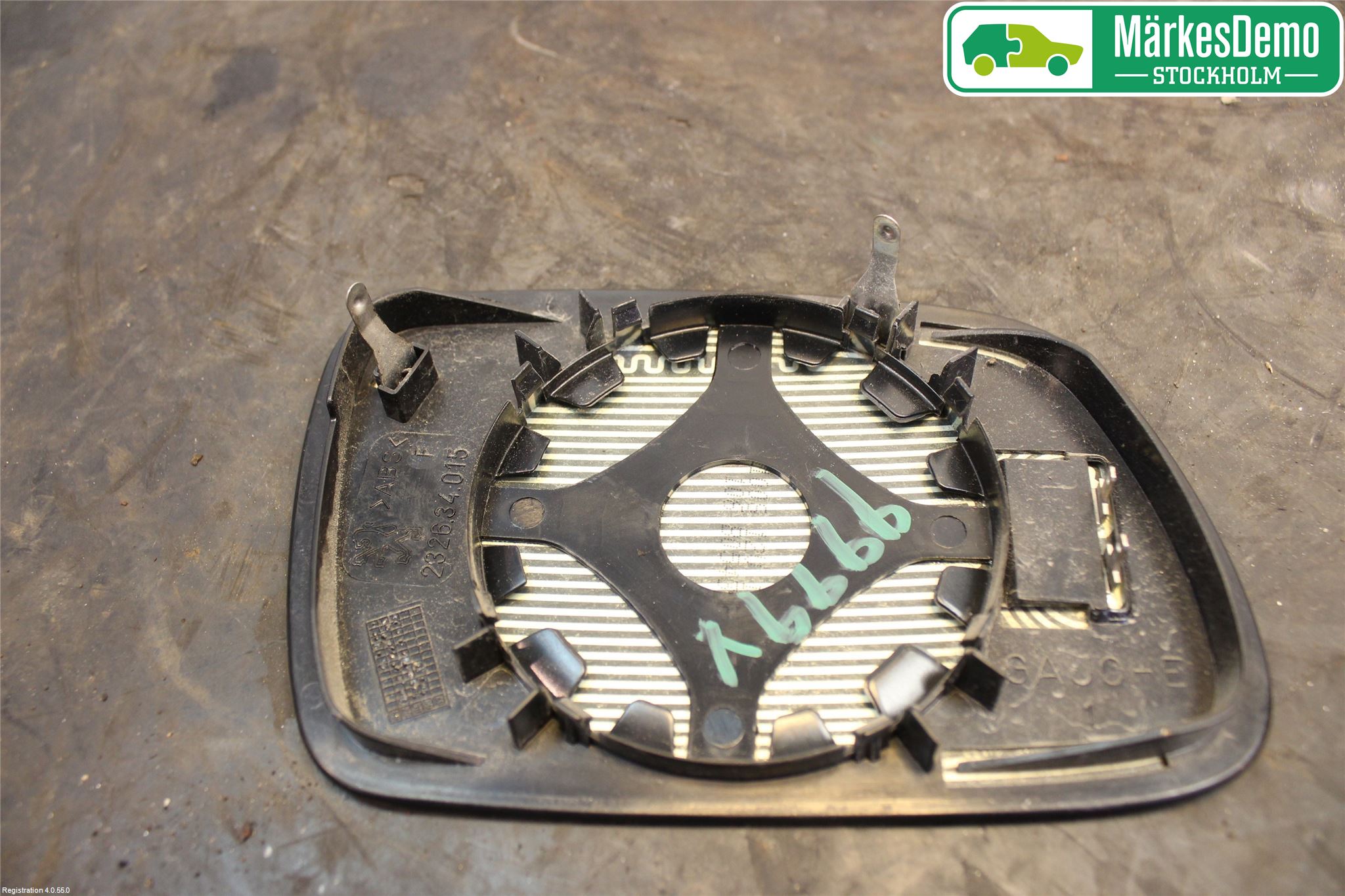 Peugeot 407 Spegelglas Vä