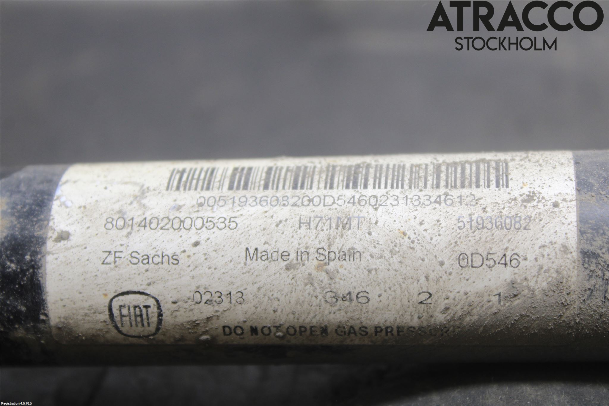 Fiat 500L 13-19 Stötdämpare Bak