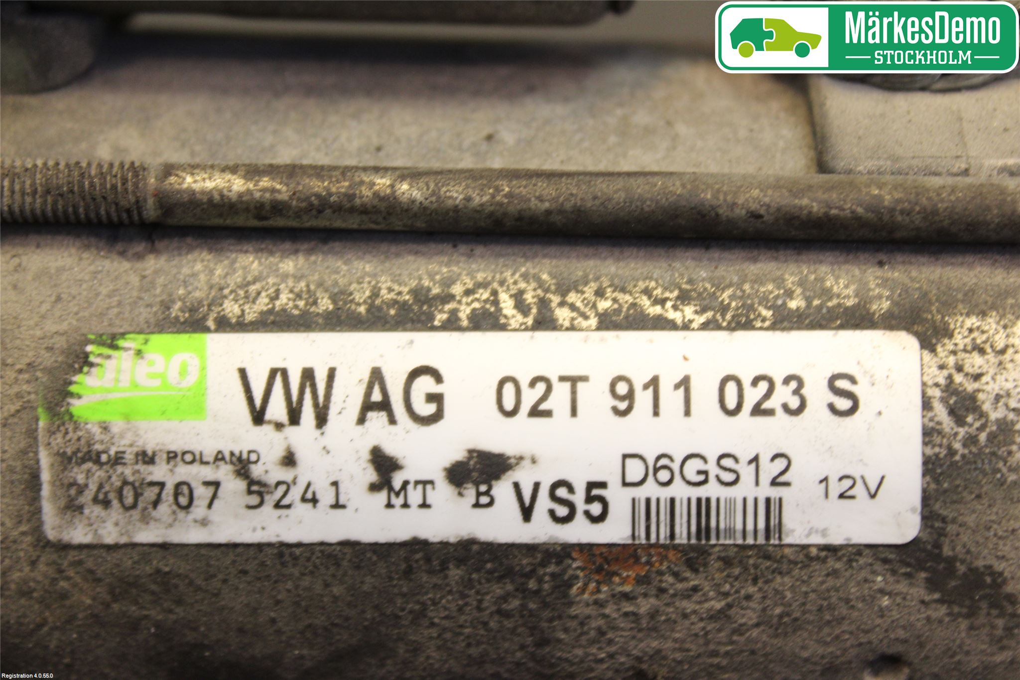 Audi A3/S3 05-13 Startmotor