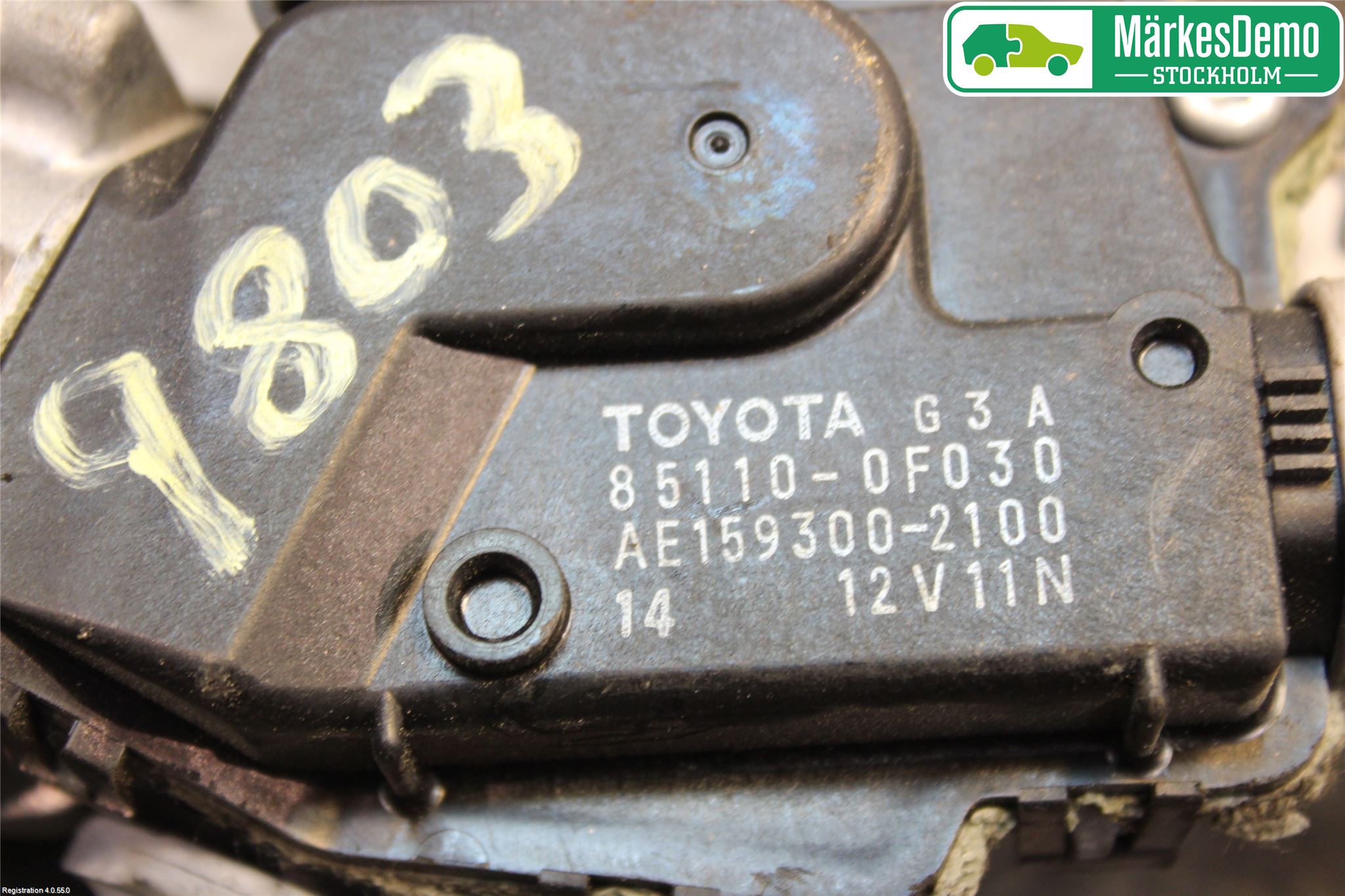 Toyota VERSO 09-18 Torkarmotor Vindruta