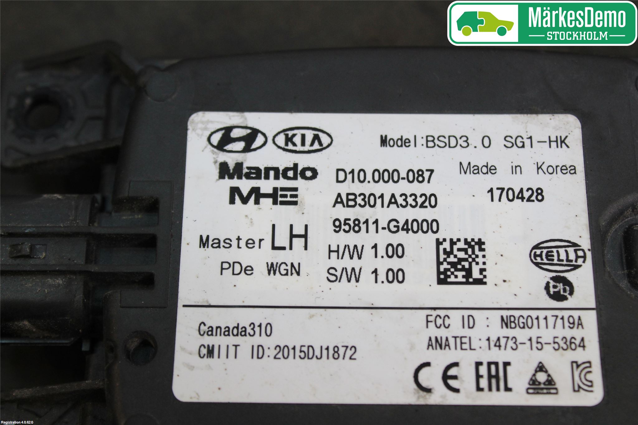 Hyundai i30 PD 17- Sensor Aktivt Kollisionsskydd