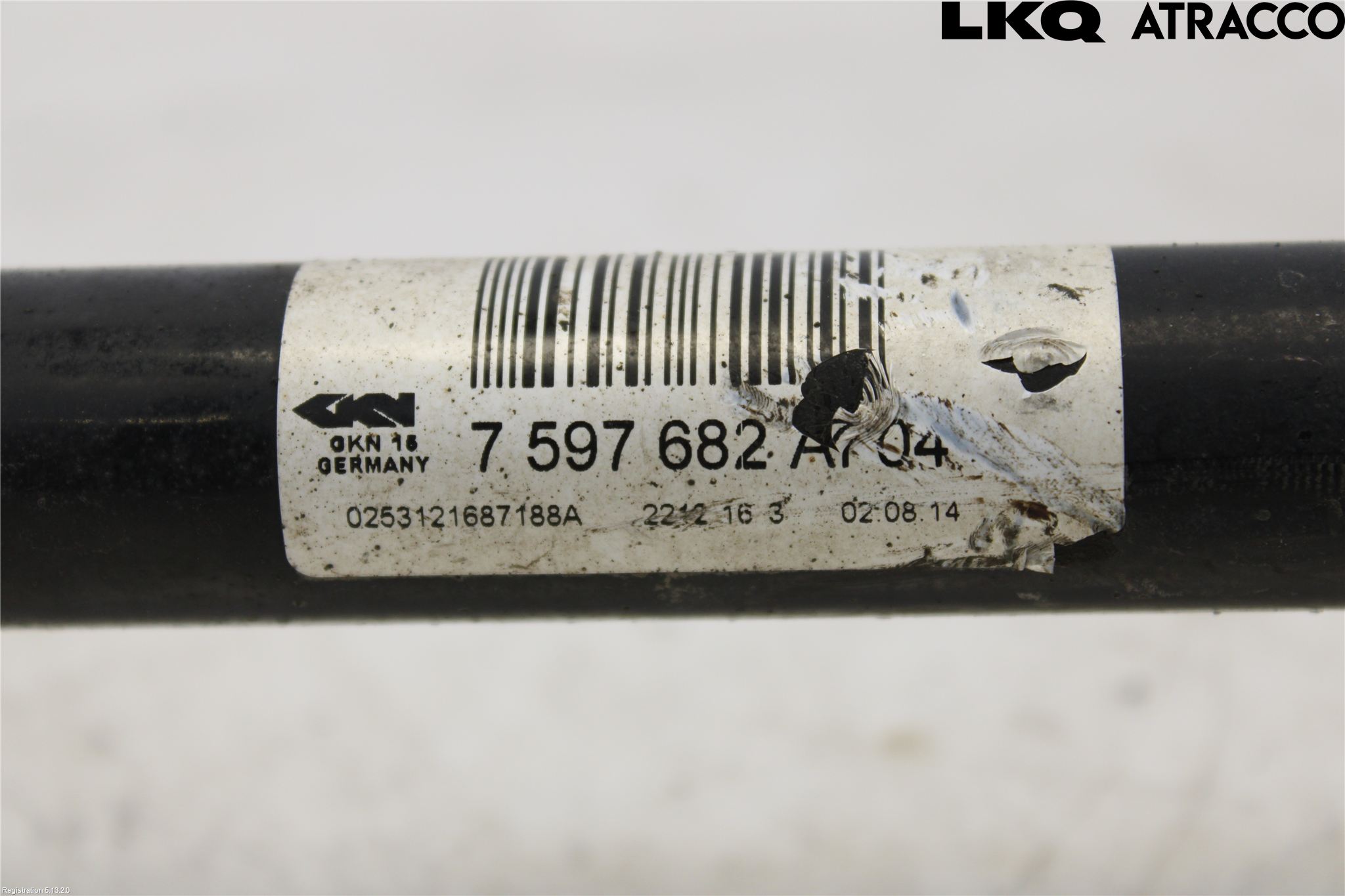 BMW 3 F30/F31/F80 12-19 Drivaxel Bak Höger