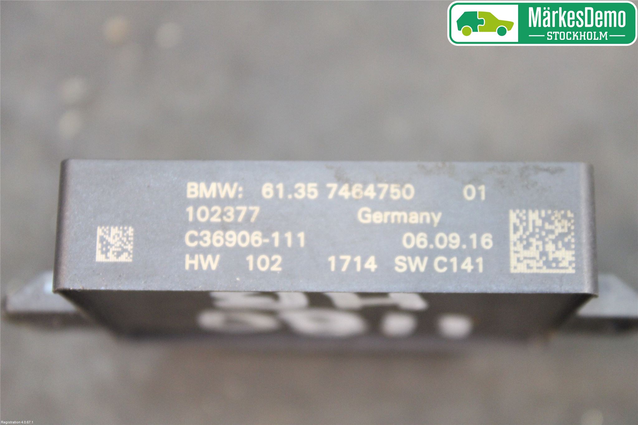 BMW 5 F10/F11/F18 09-17 Styrenhet Baklucka