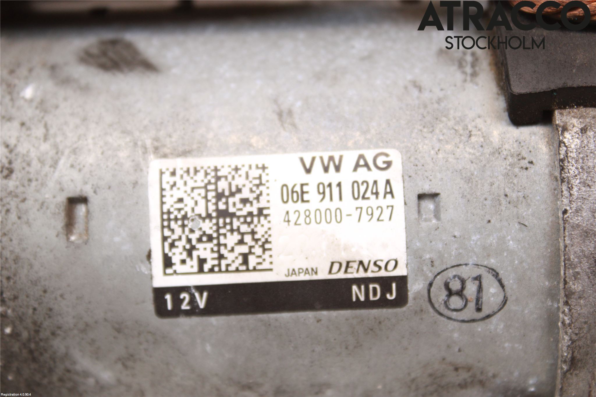 Audi A7/S7 4G 11-17 Startmotor