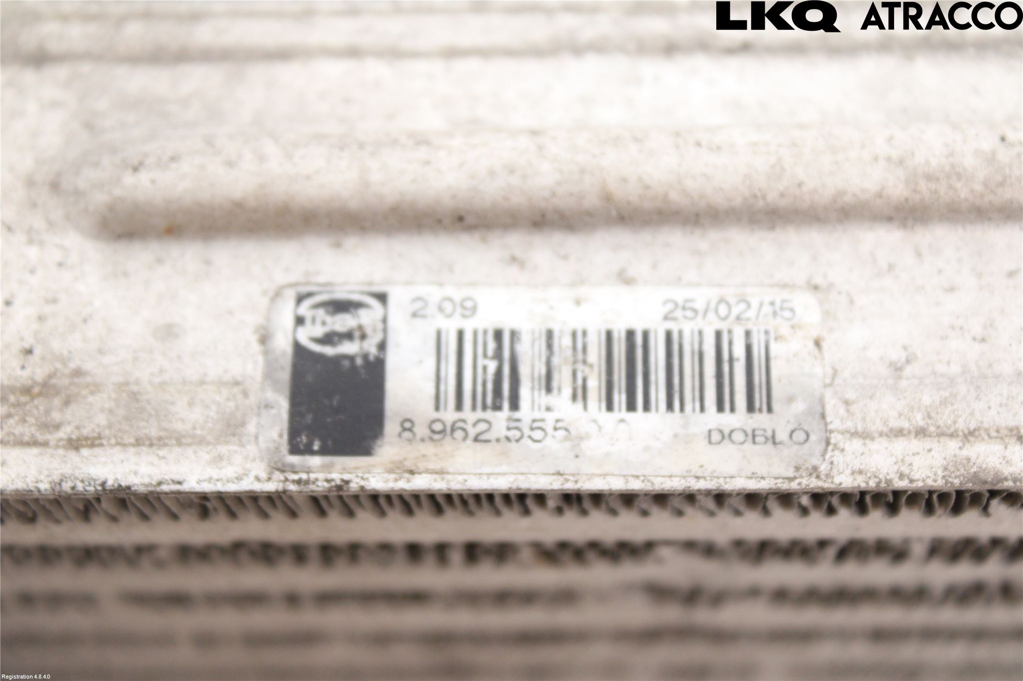 Fiat DOBLO CARGO Laddluft-Intercooler Kyl