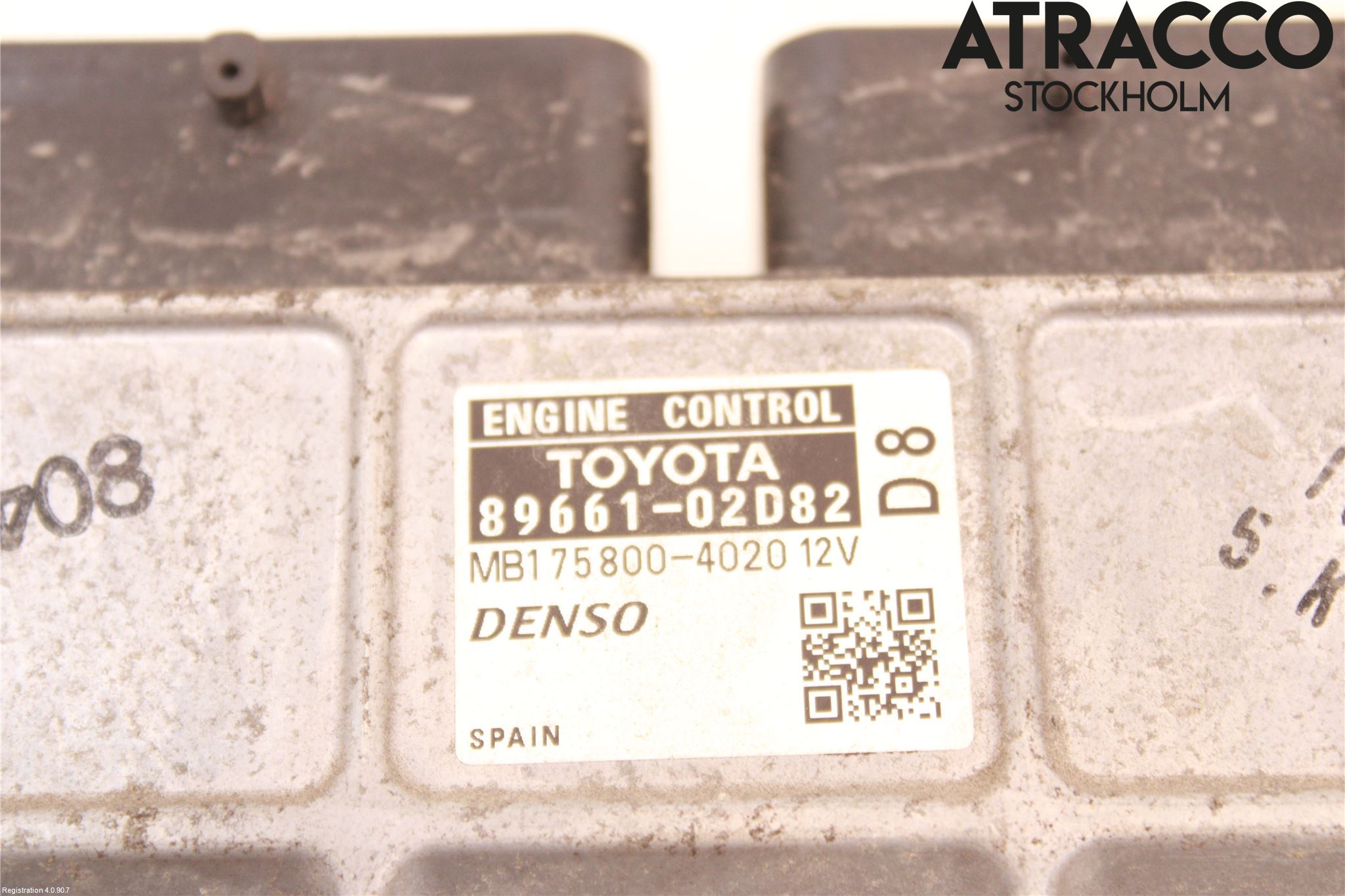 Toyota AURIS 07-09 Styrenhet Inspump Diesel