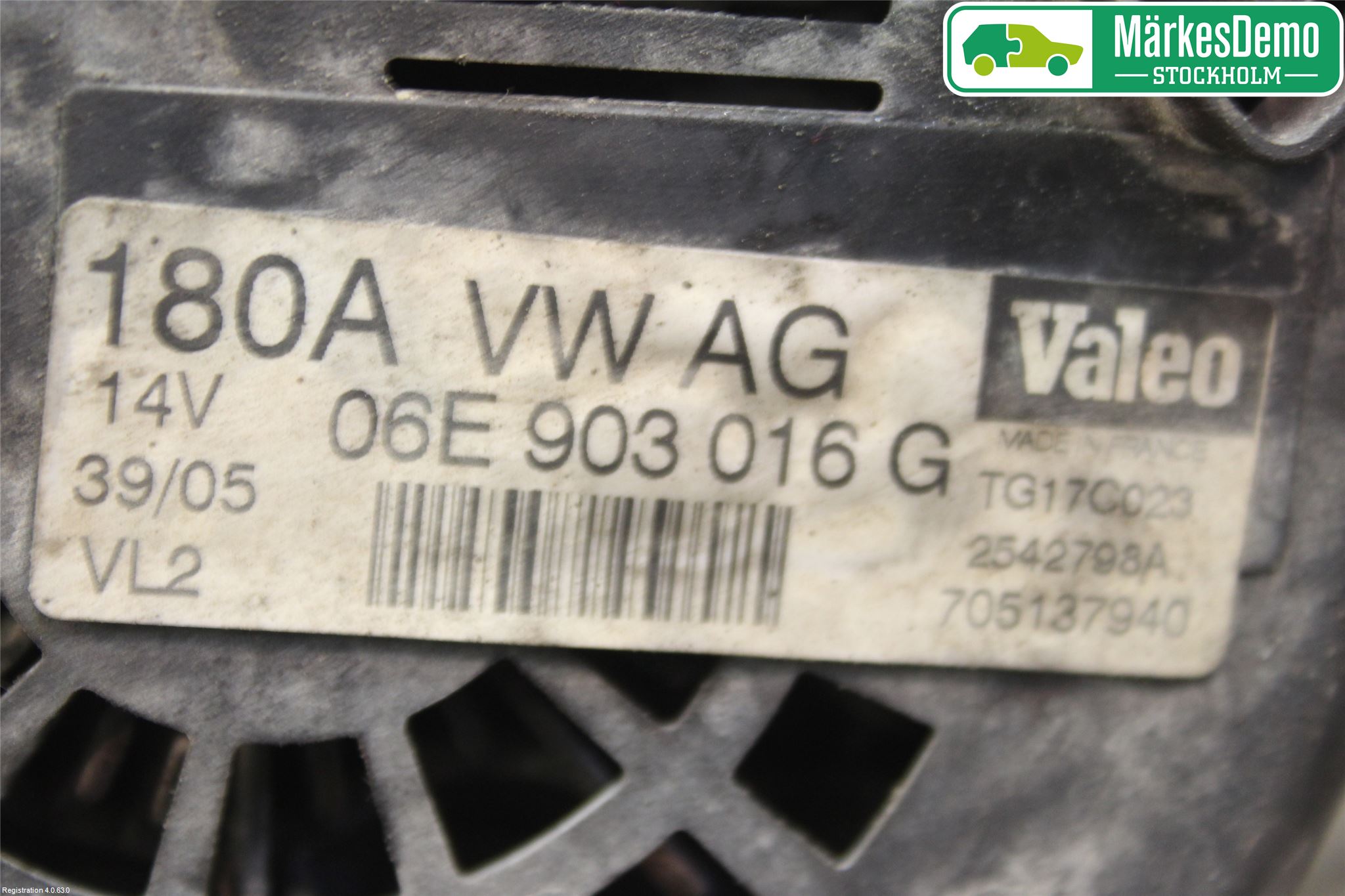 Audi A6/S6     05-11 Generator