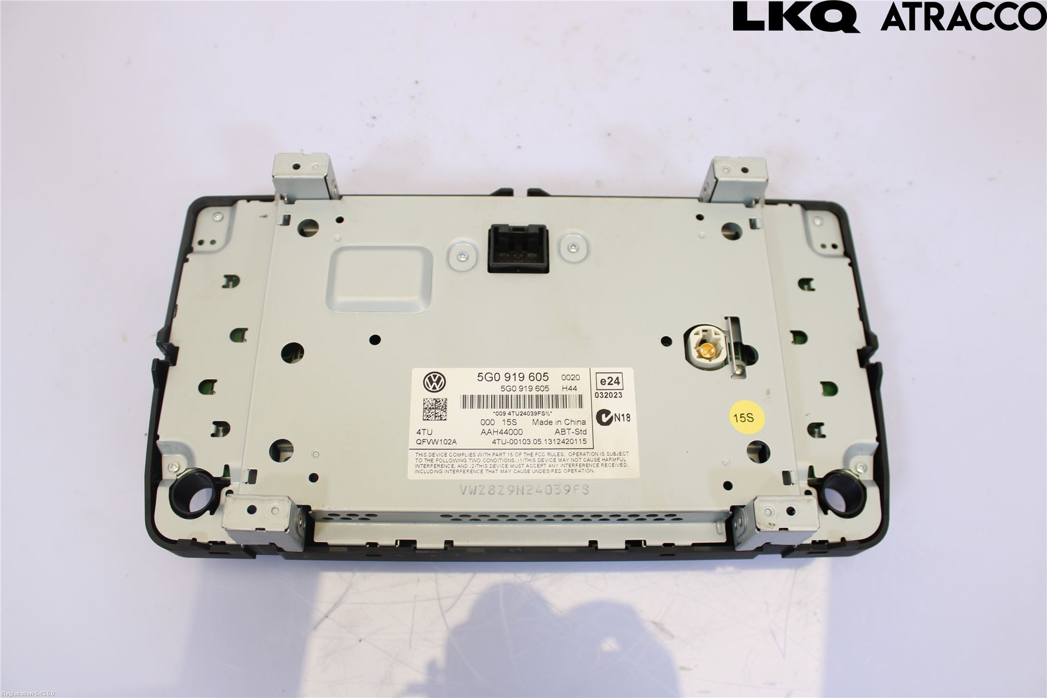 Volkswagen VW GOLF / E-GOLF VII 13-20 Multifunktionsdisplay