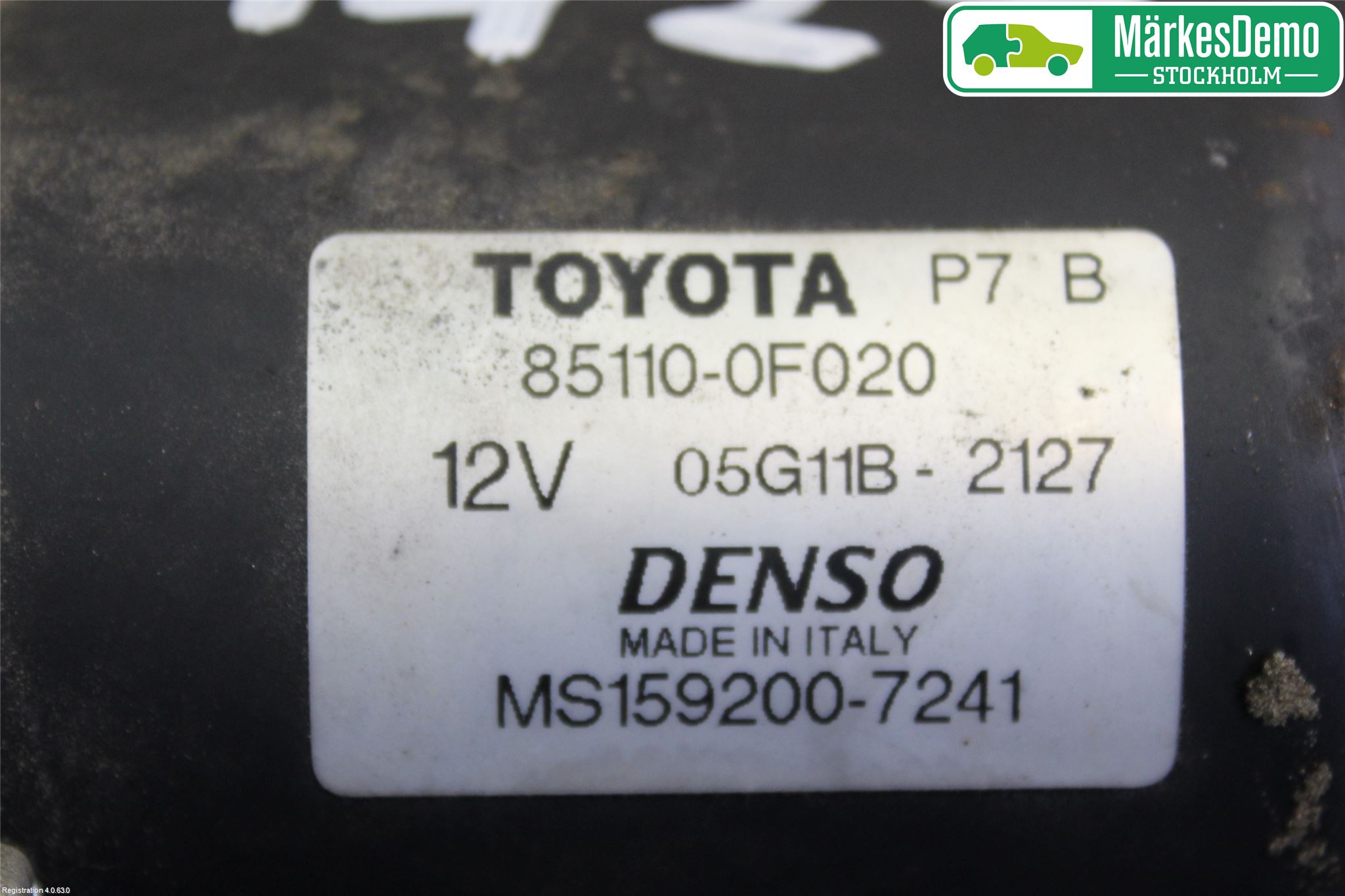 Toyota COROLLA VERSO 04-07 Torkarmotor Vindruta