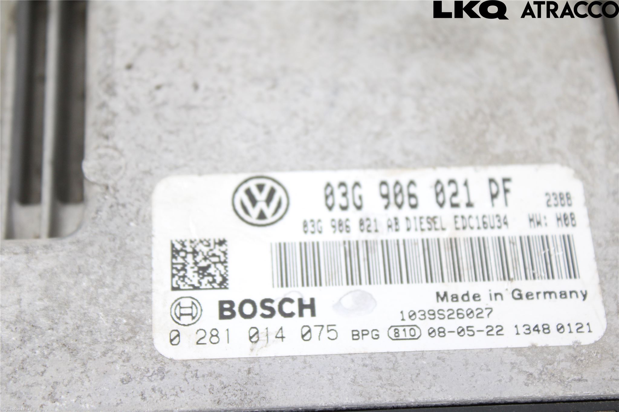 Volkswagen VW CADDY      04-10 Styrenhet Inspump Diesel