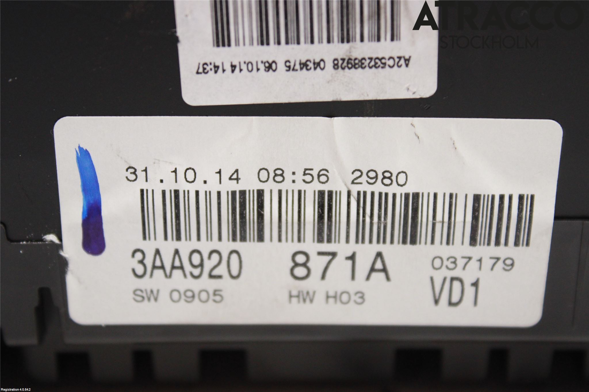 Volkswagen VW PASSAT 11-14 Instrument Komb